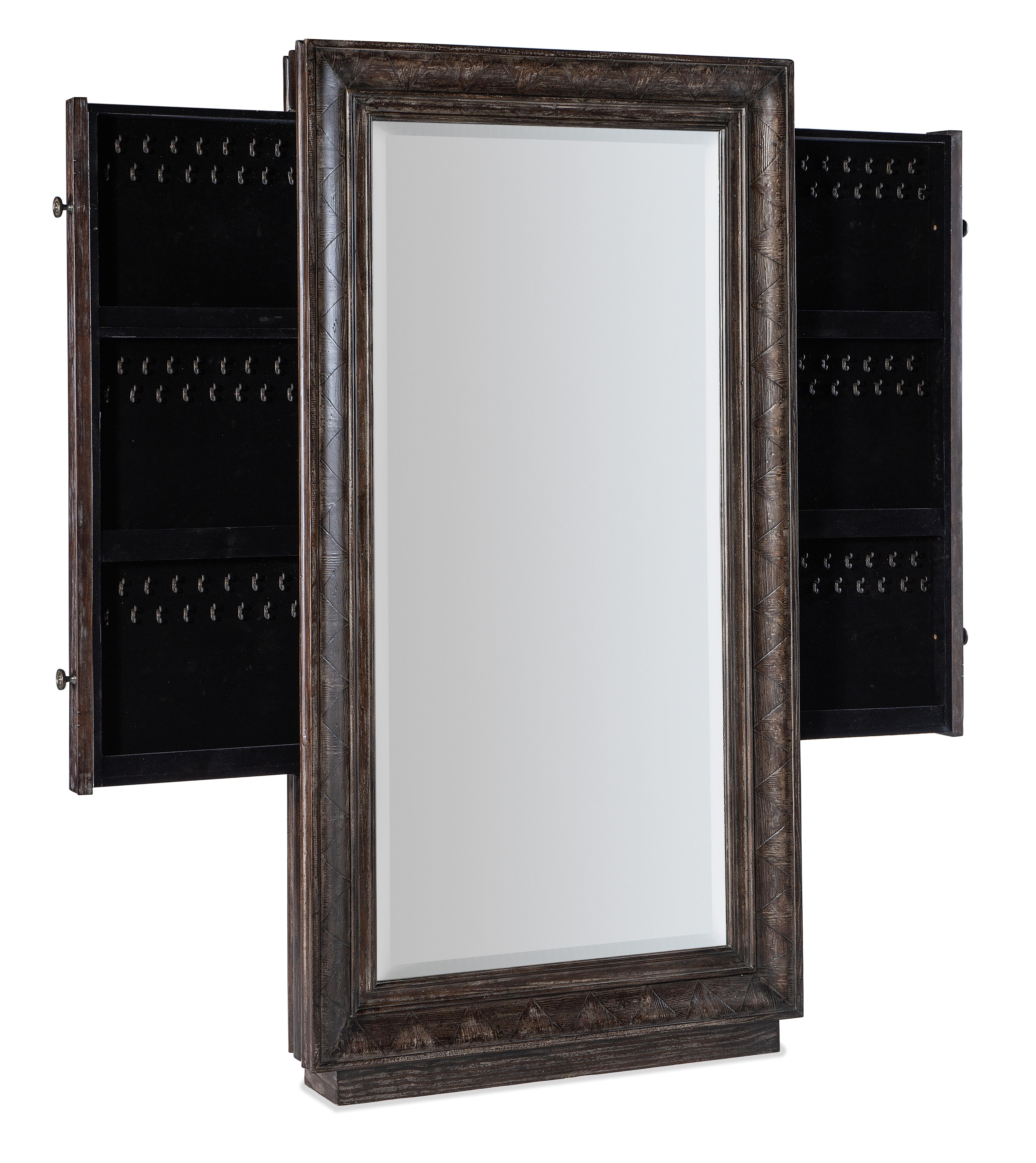 Traditions Floor Mirror w/hidden jewelry storage - Luxury Home Furniture (MI)