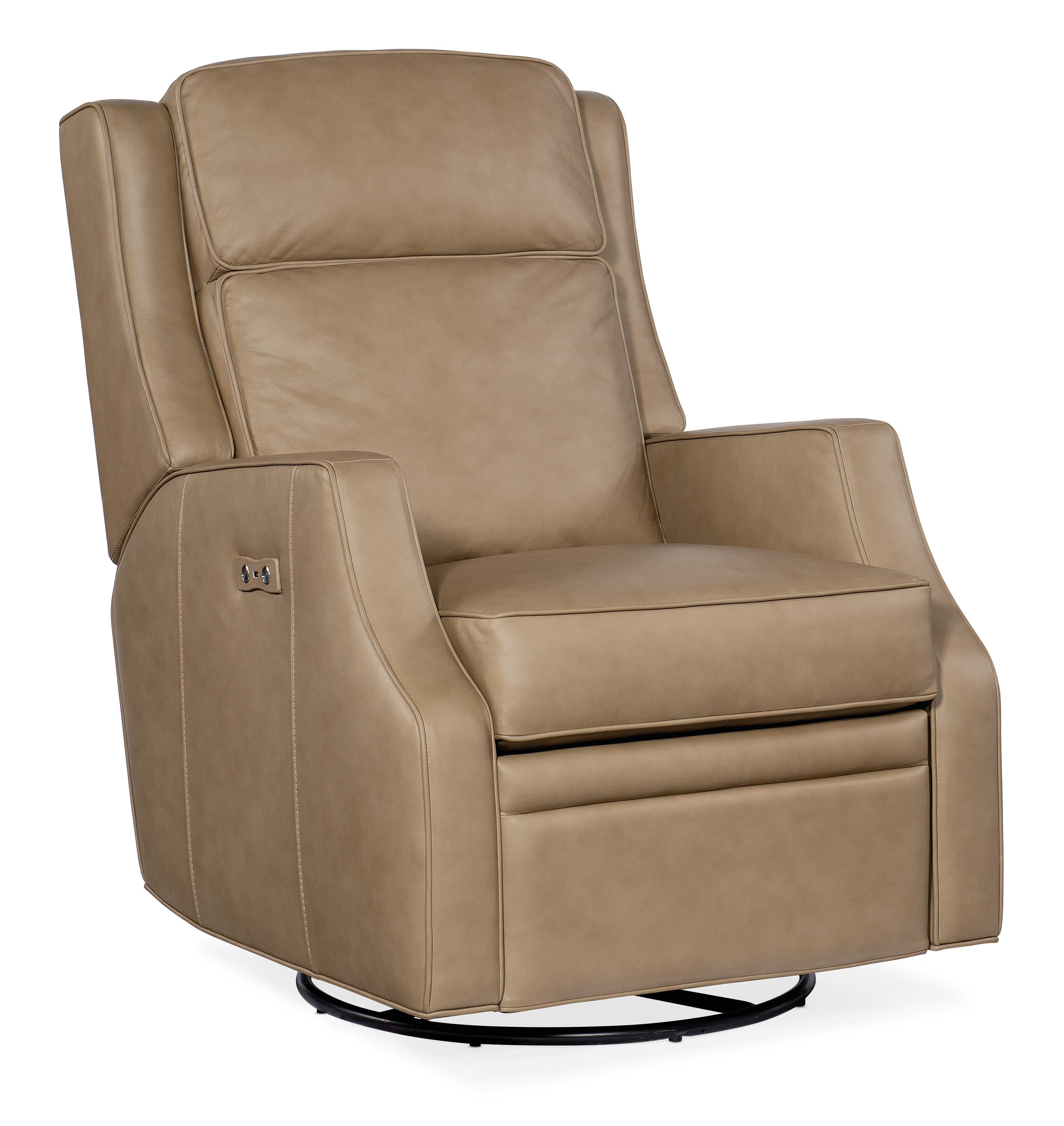 Tricia Power Swivel Glider Recliner - RC110-PSWGL-082 - Luxury Home Furniture (MI)