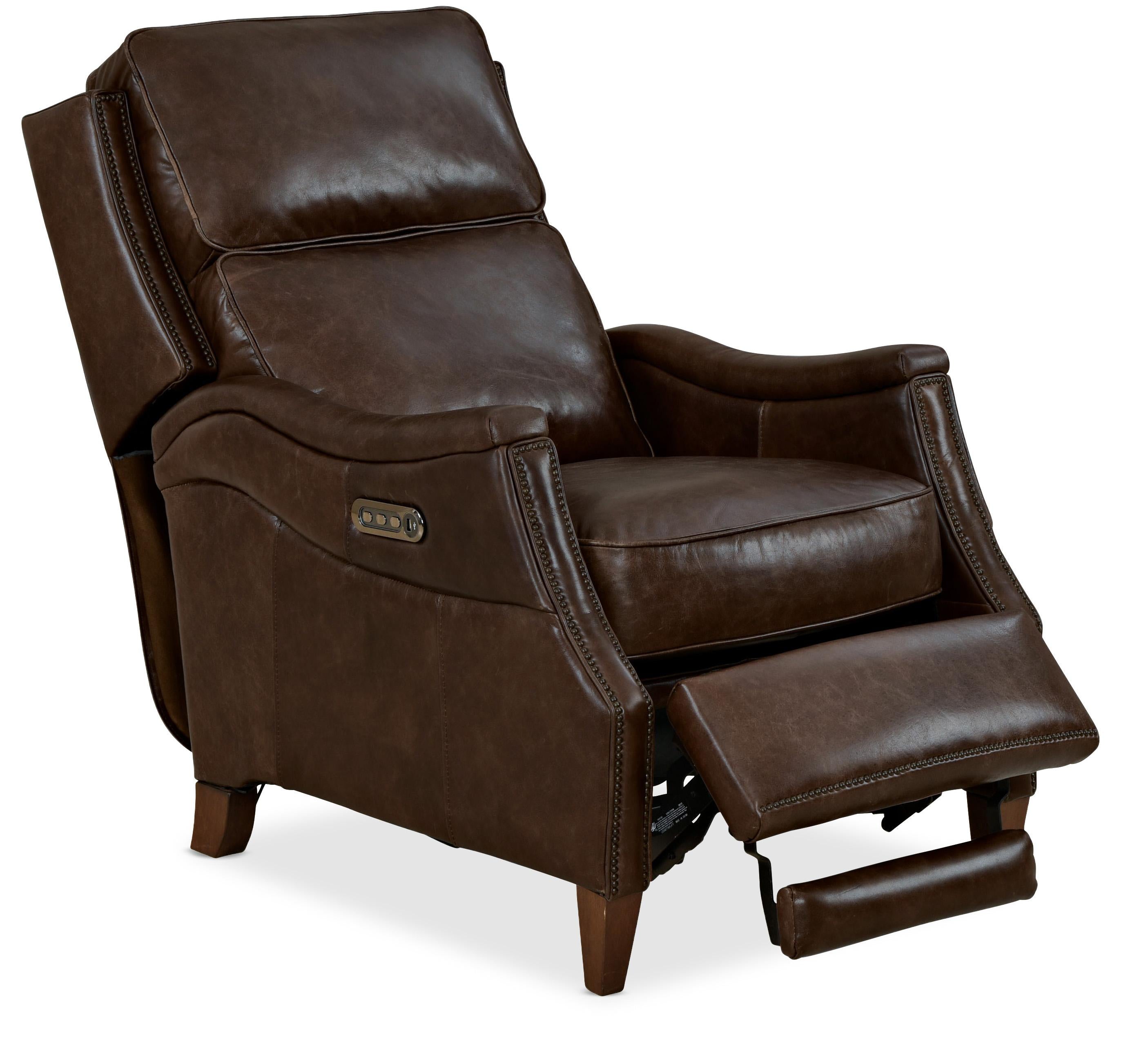 Weir PWR Recliner w/PWR Headrest/Lumbar - Luxury Home Furniture (MI)