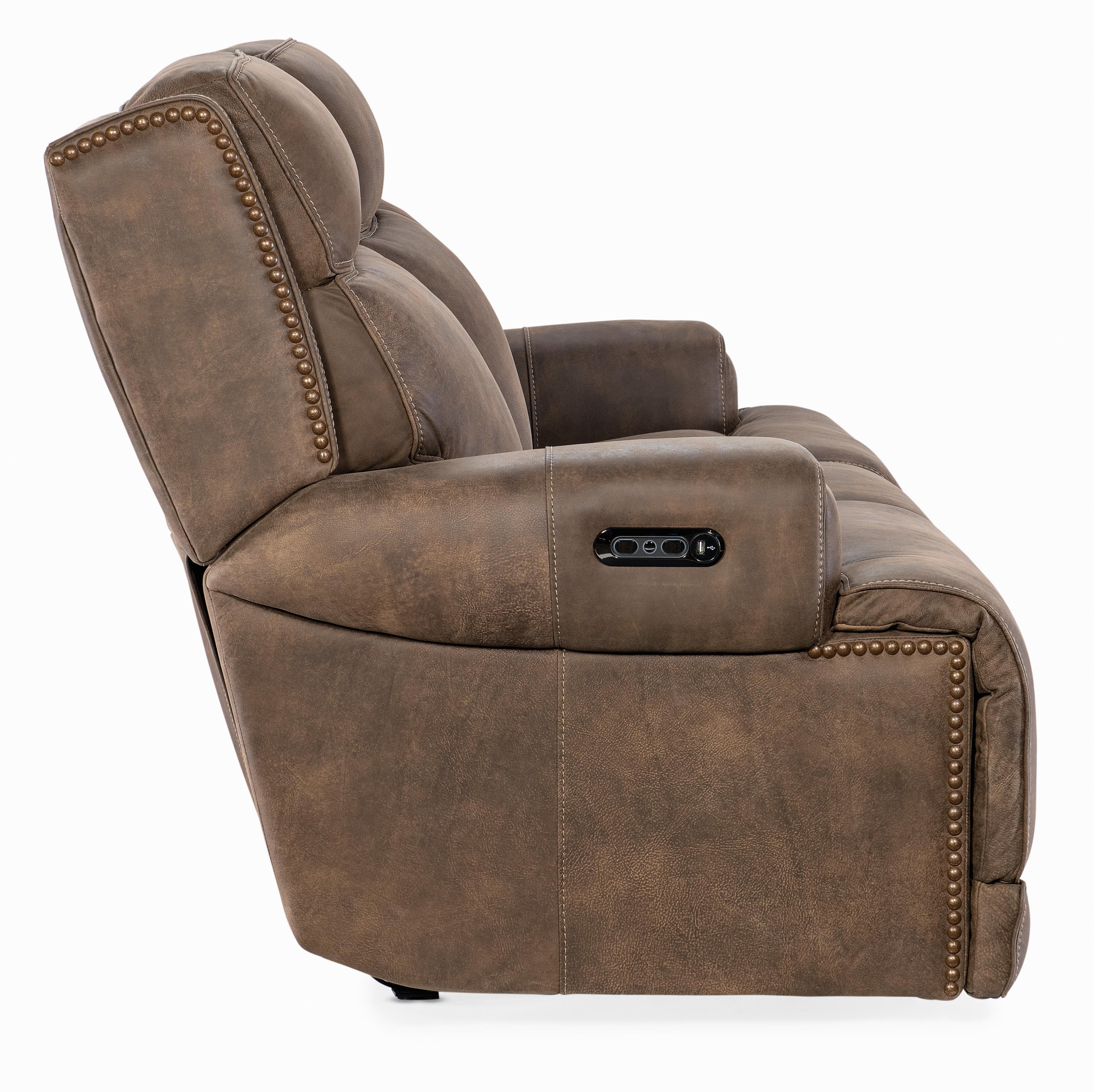 Wheeler Power Sofa with Power Headrest - Luxury Home Furniture (MI)