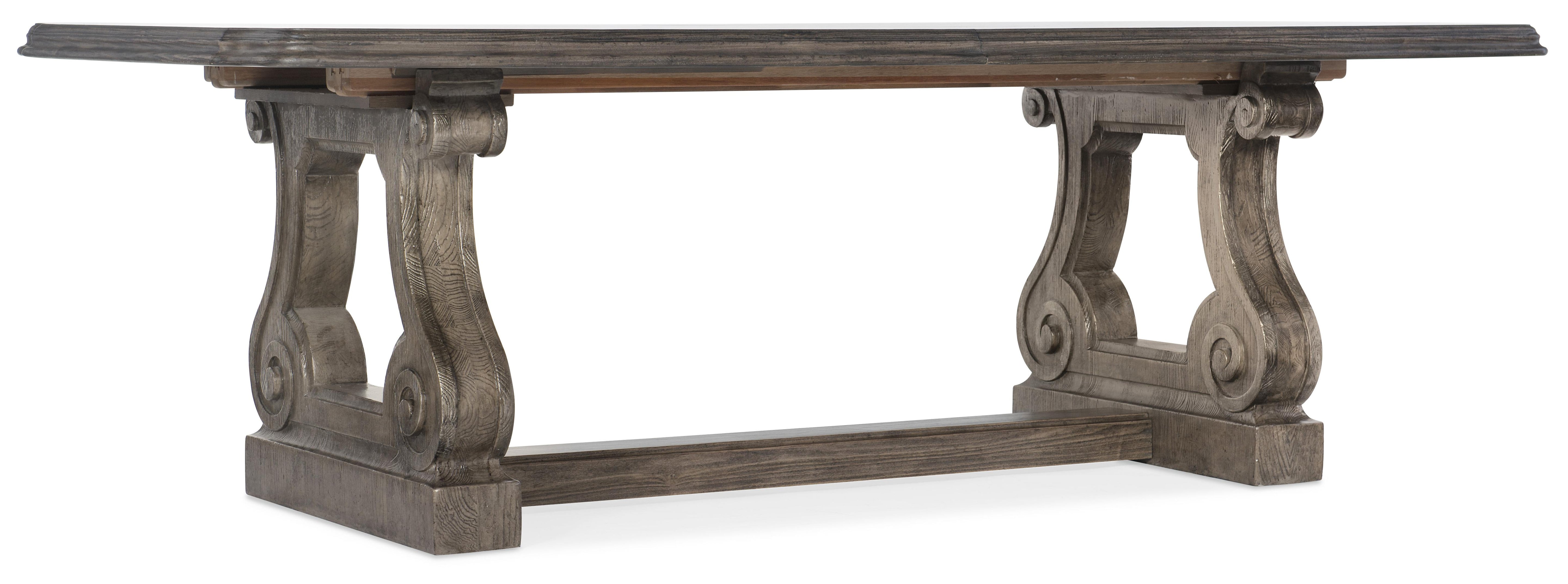Woodlands Rectangle Dining Table w/ 2-22in Leaves - Luxury Home Furniture (MI)