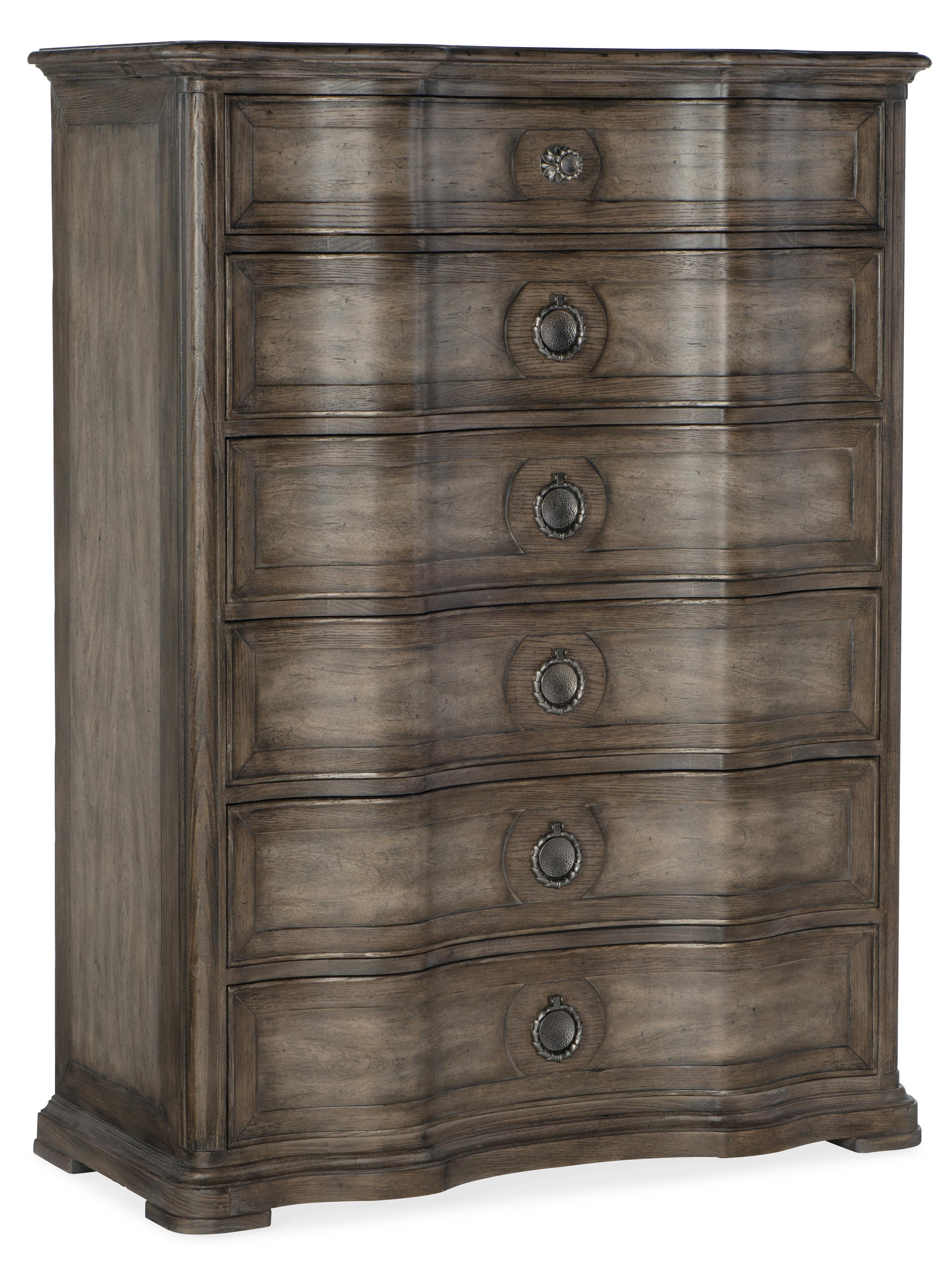 Woodlands Six-Drawer Chest - Luxury Home Furniture (MI)