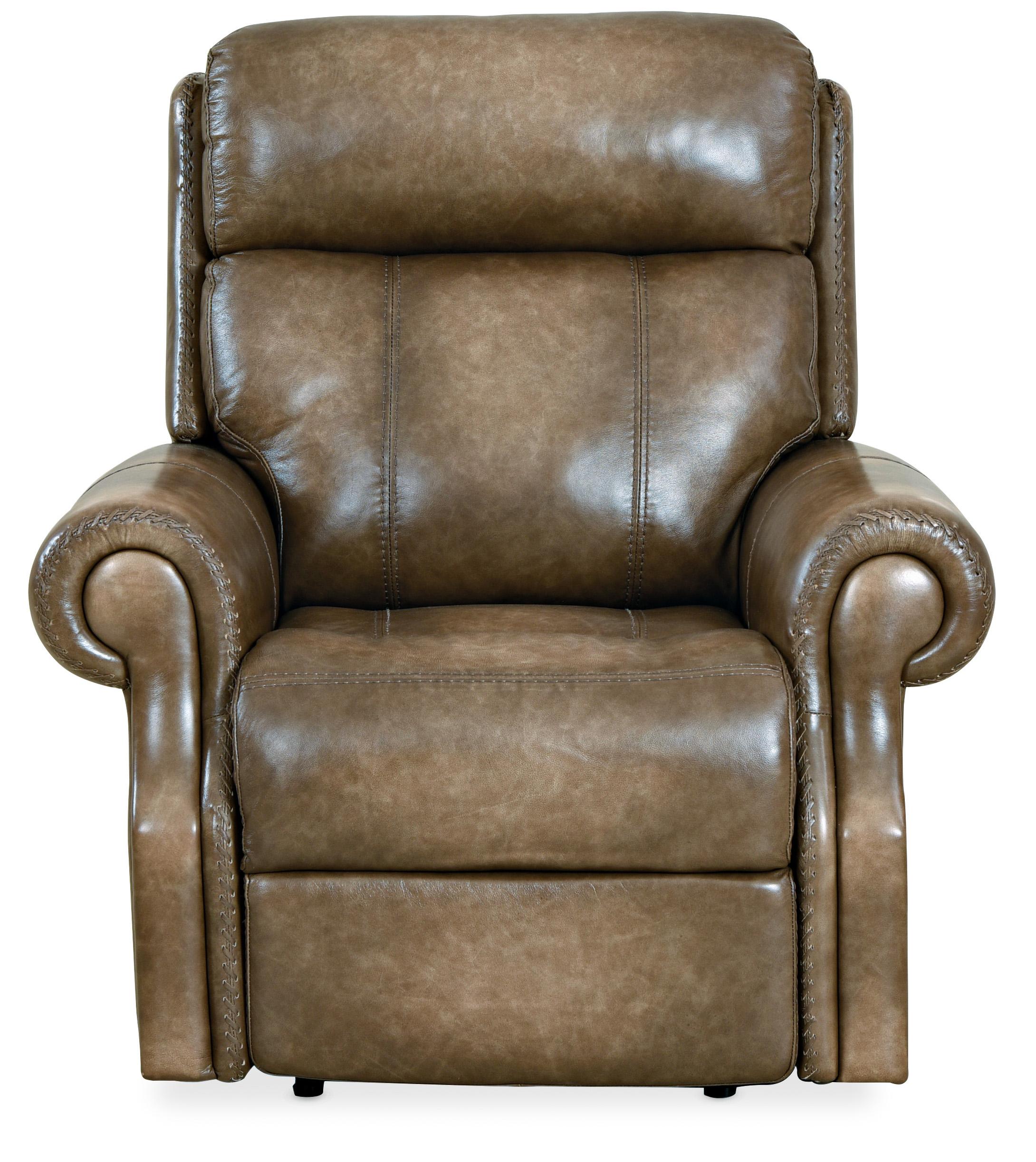 Brooks PWR Recliner w/PWR Headrest - Luxury Home Furniture (MI)