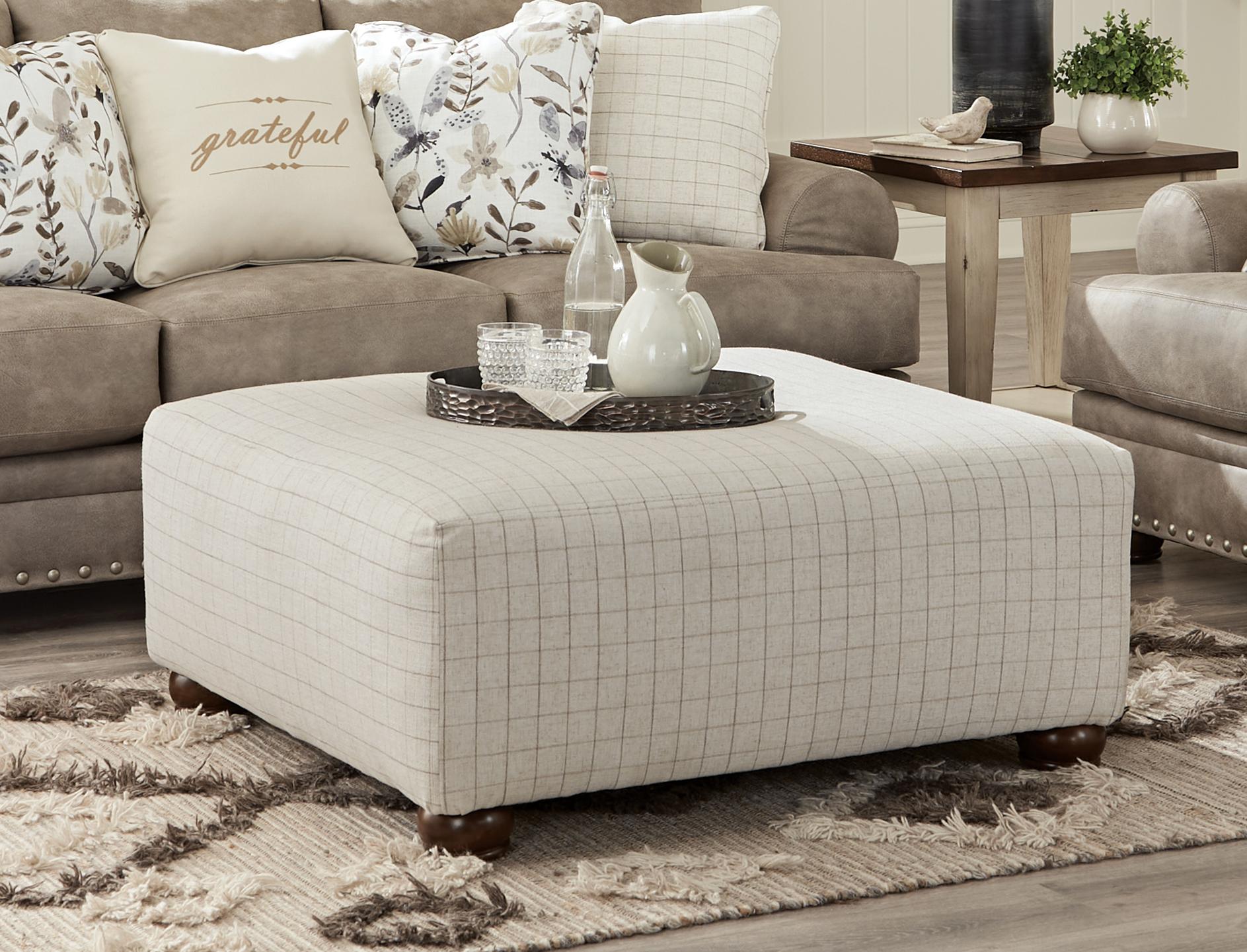 Briarcliff 43" Square Cocktail Ottoman - Luxury Home Furniture (MI)