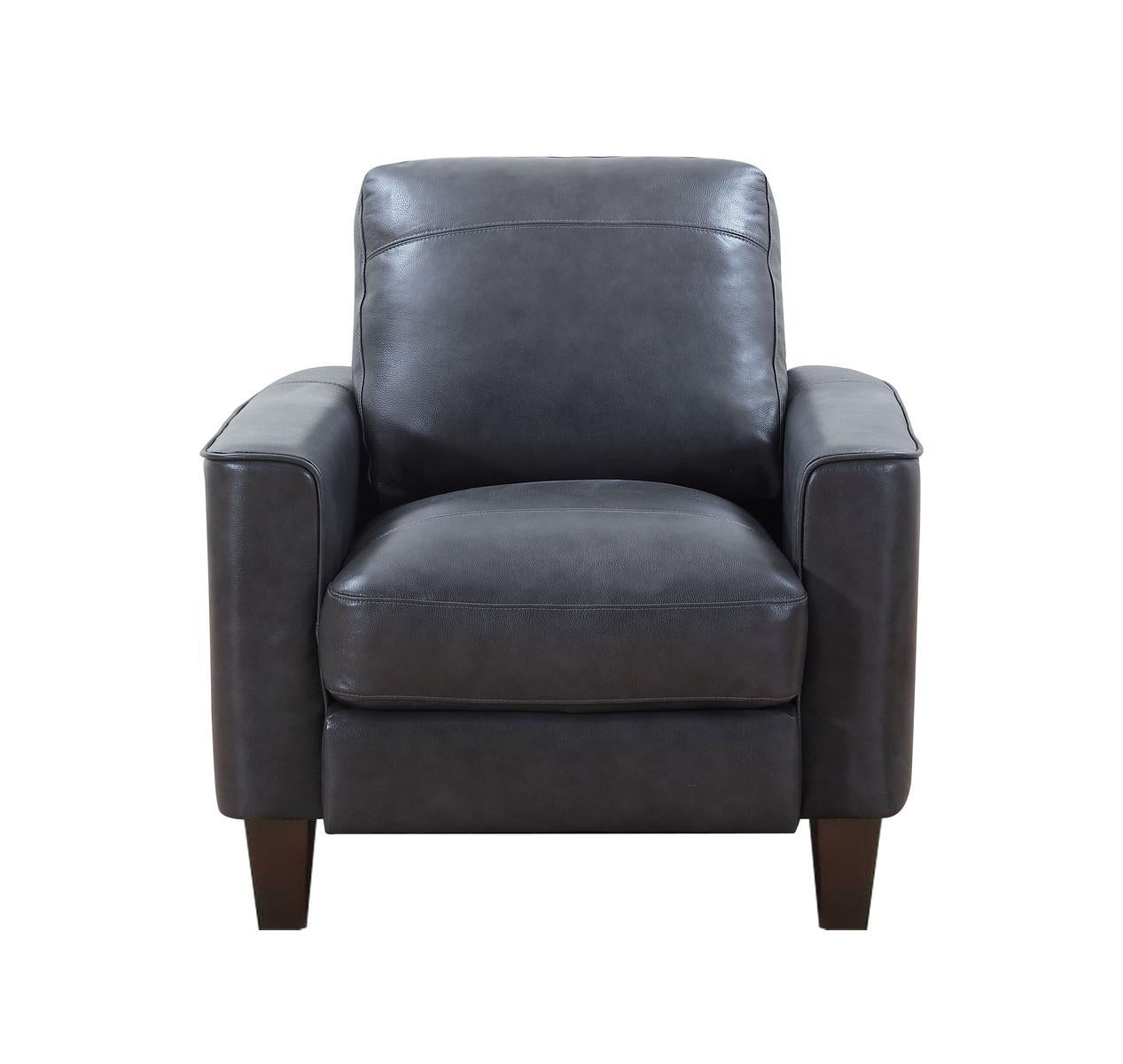 Leather Italia Georgetown-Chino Chair in Grey - Luxury Home Furniture (MI)