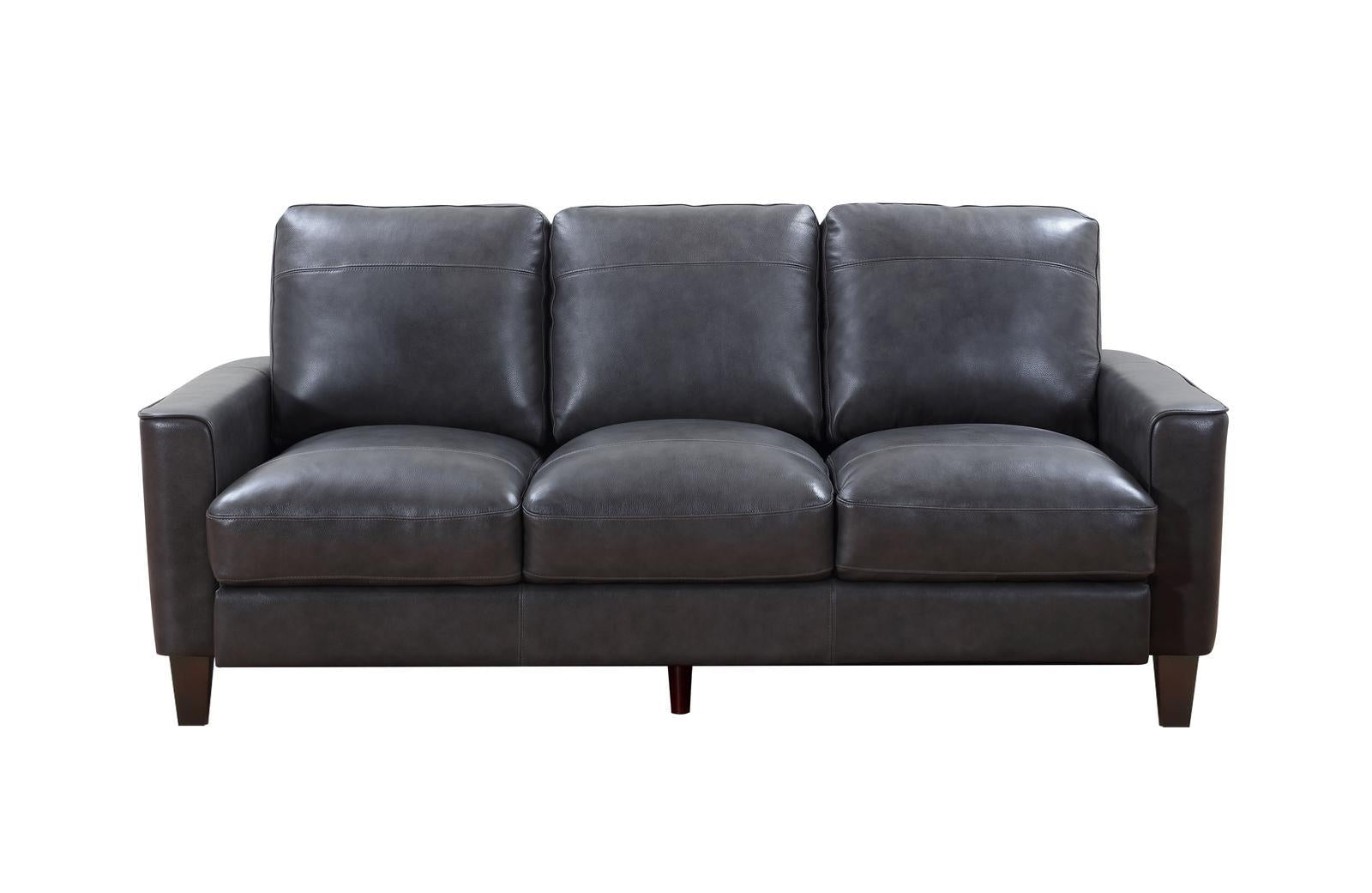 Leather Italia Georgetown-Chino Sofa in Grey - Luxury Home Furniture (MI)