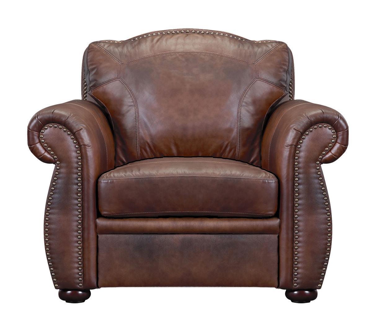 Leather Italia USA Cambria Arizona Chair in Marco