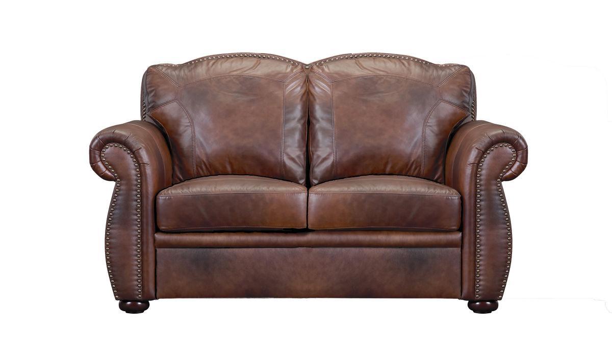 Leather Italia USA Cambria Arizona Loveseat in Marco - Luxury Home Furniture (MI)