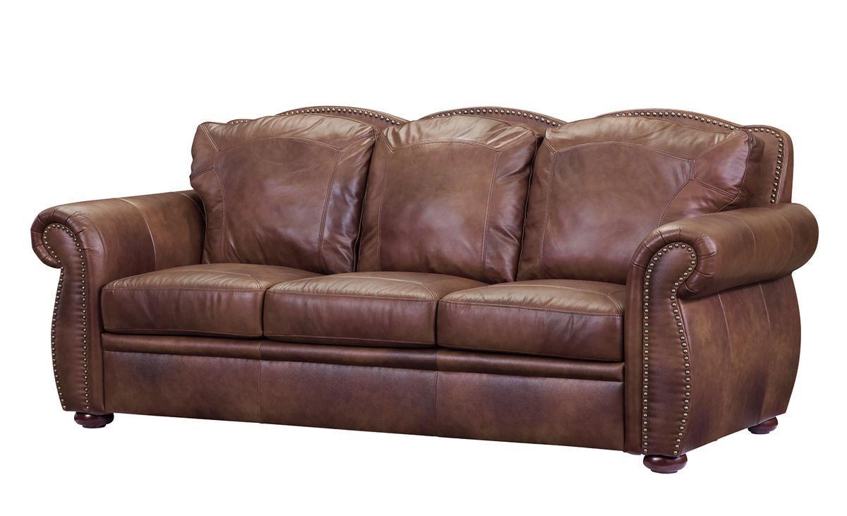 Leather Italia USA Cambria Arizona Sofa in Marco