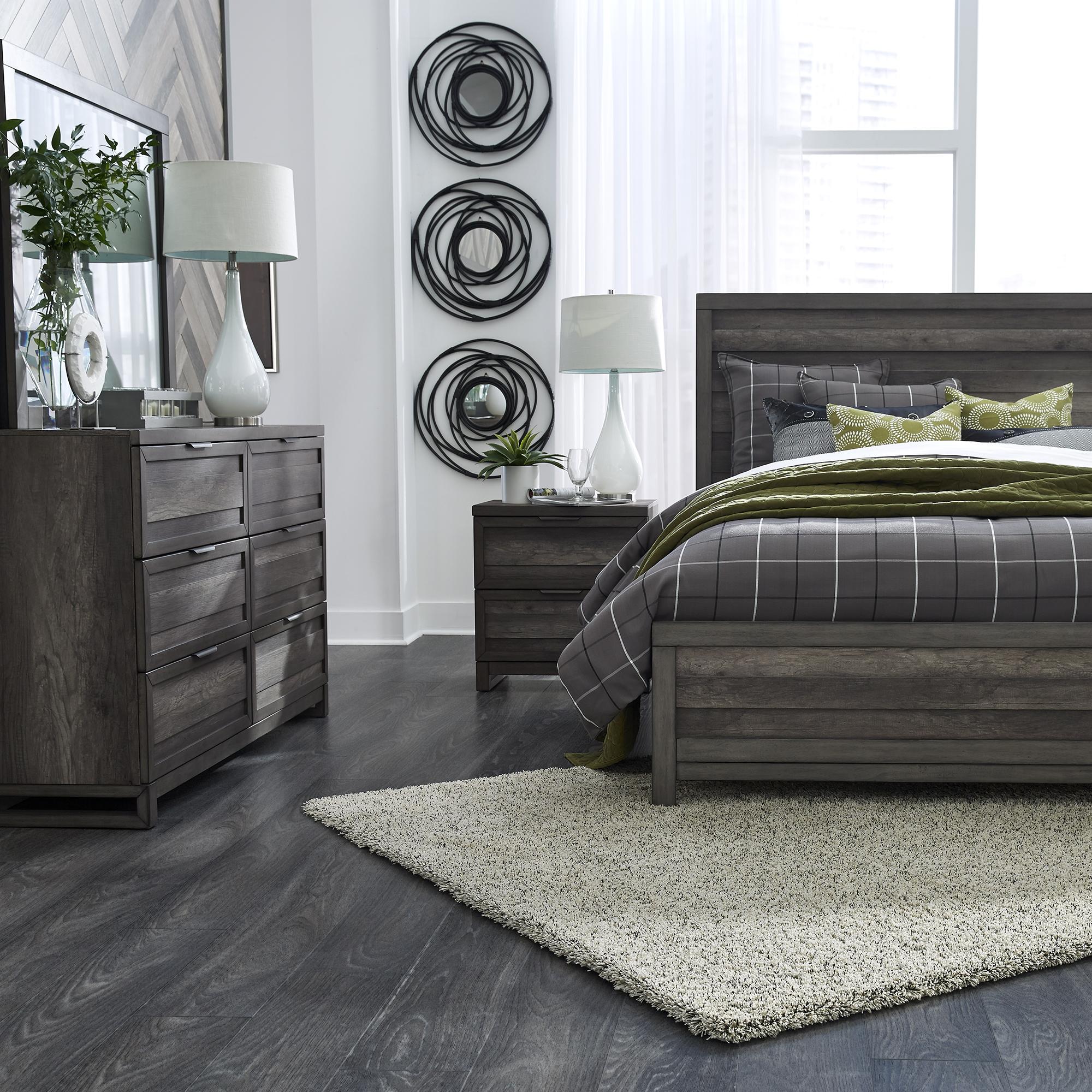 Tanners Creek Queen Panel Bed, Dresser & Mirror, Nightstand