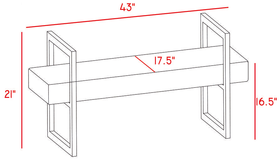 Olivia Navy Velvet Bench - Luxury Home Furniture (MI)
