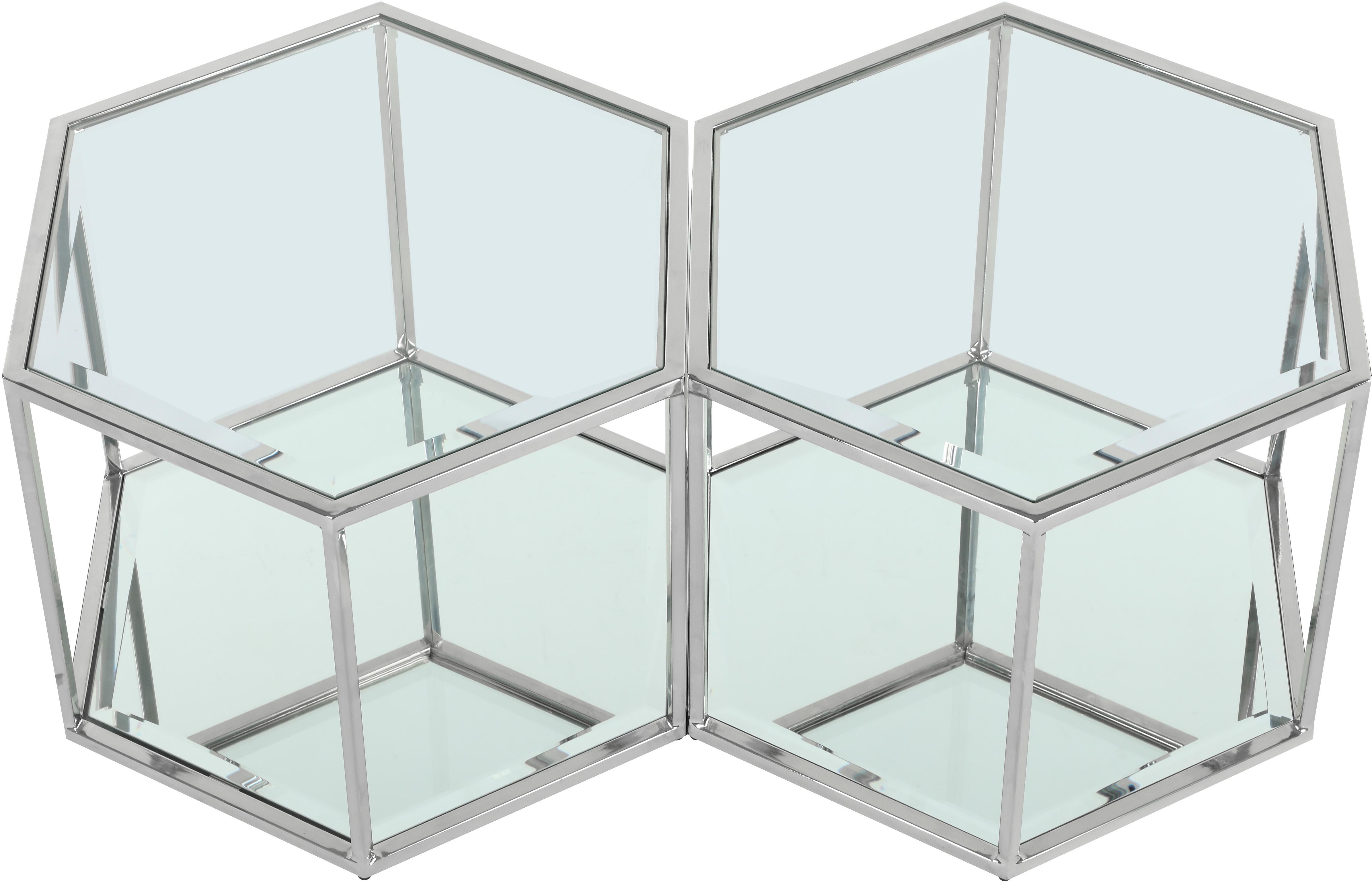 Sei Chrome Coffee Table - Luxury Home Furniture (MI)