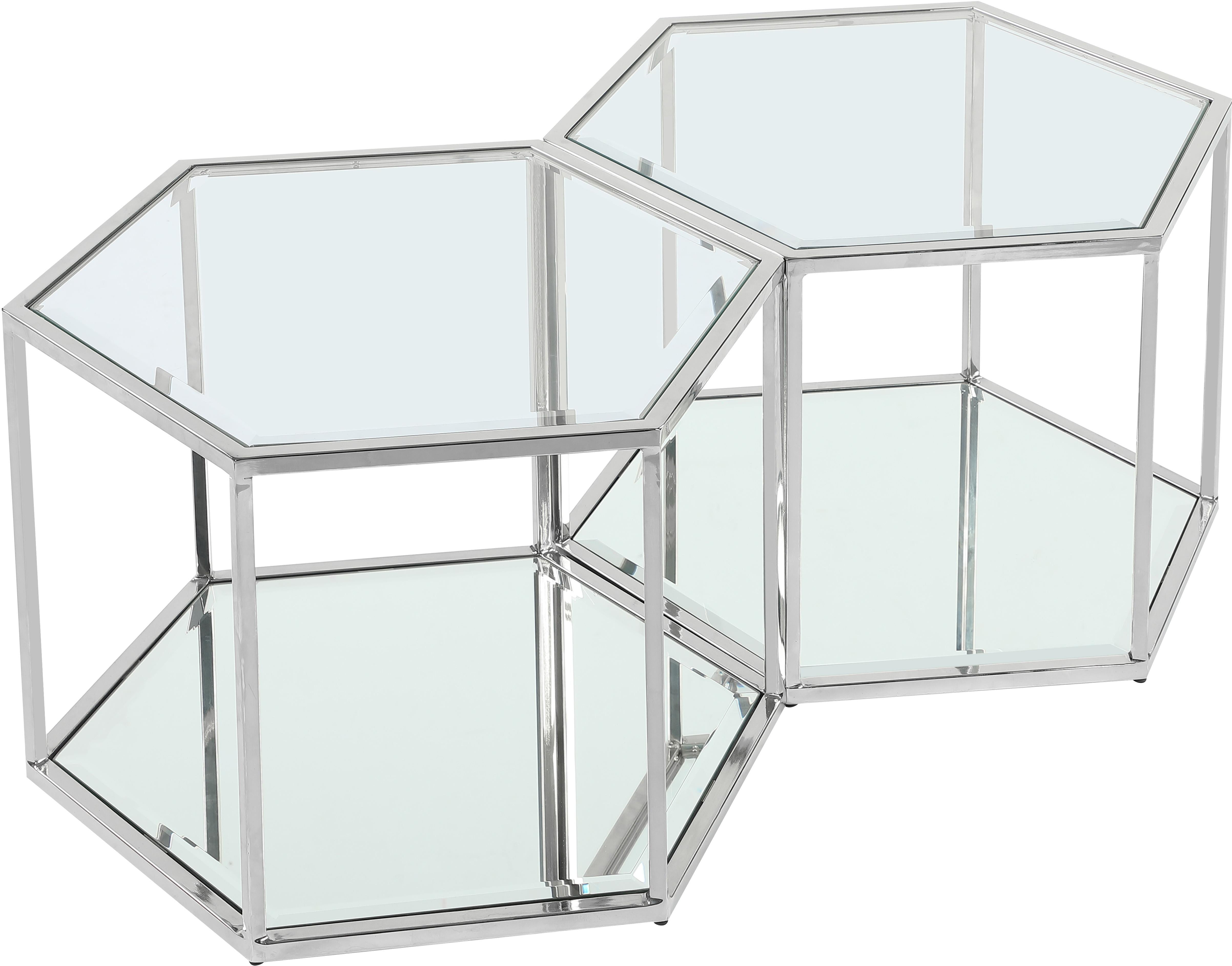 Sei Chrome Coffee Table - Luxury Home Furniture (MI)