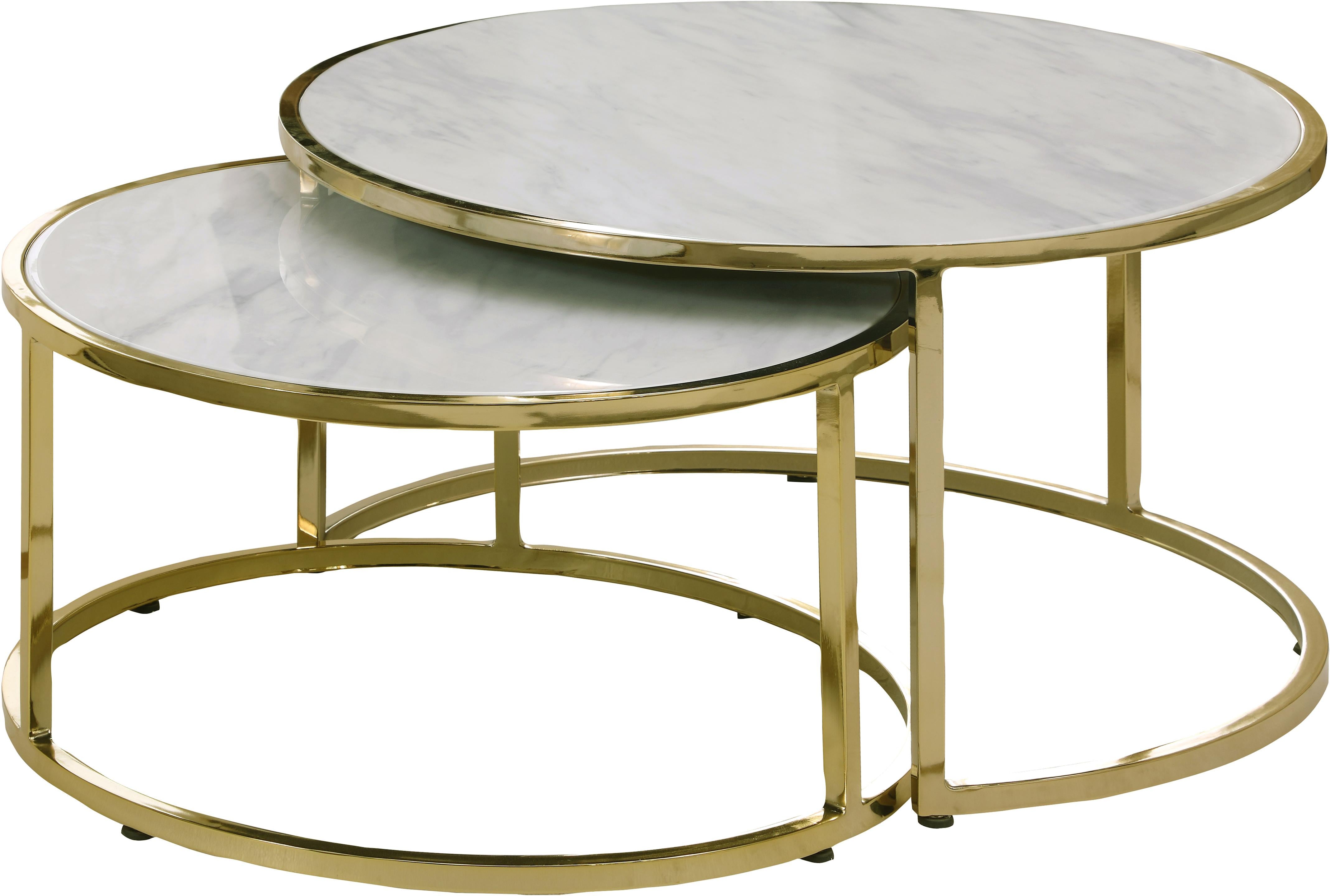 Massimo Gold Coffee table - Luxury Home Furniture (MI)