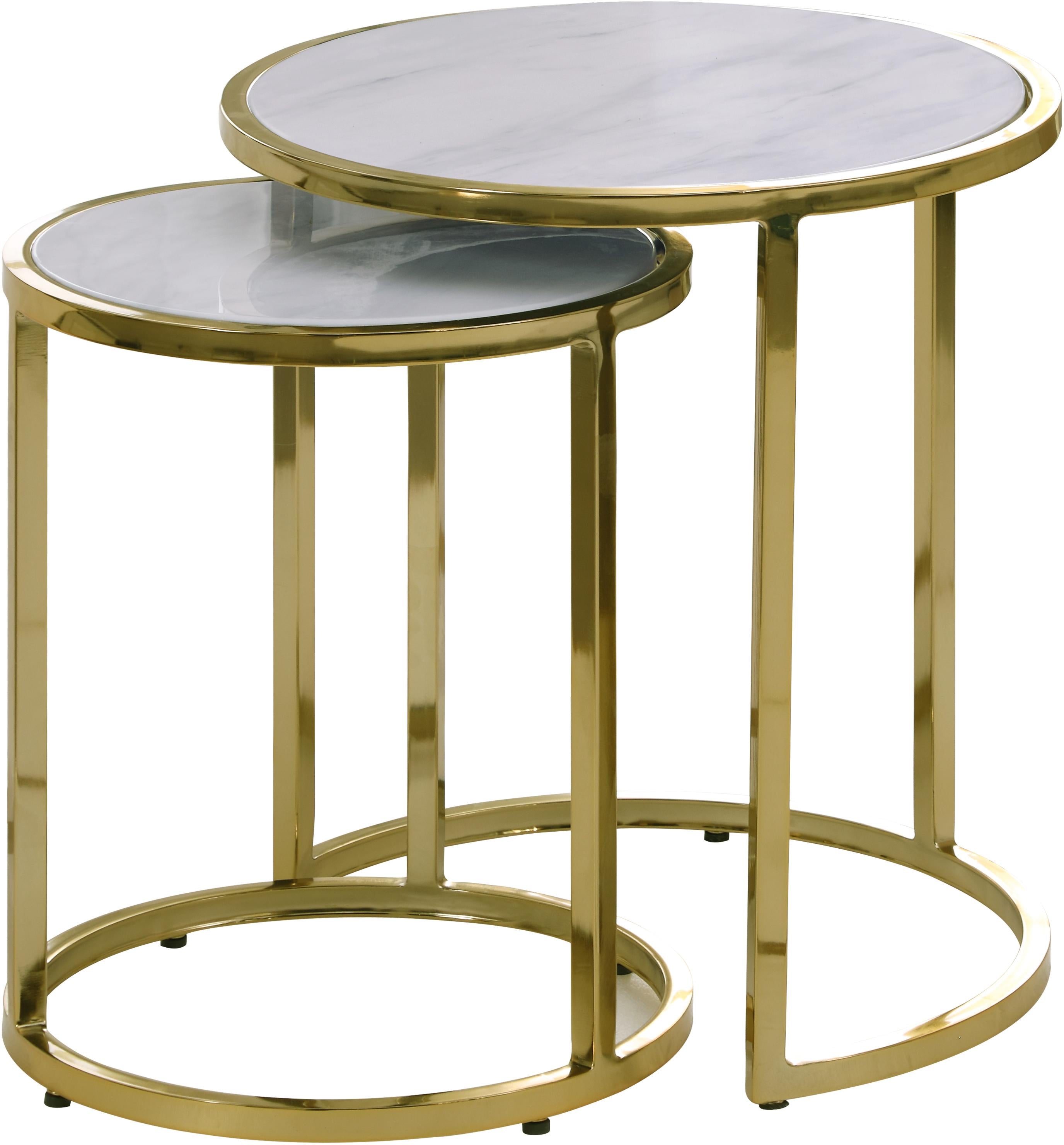 Massimo Gold End Table - Luxury Home Furniture (MI)