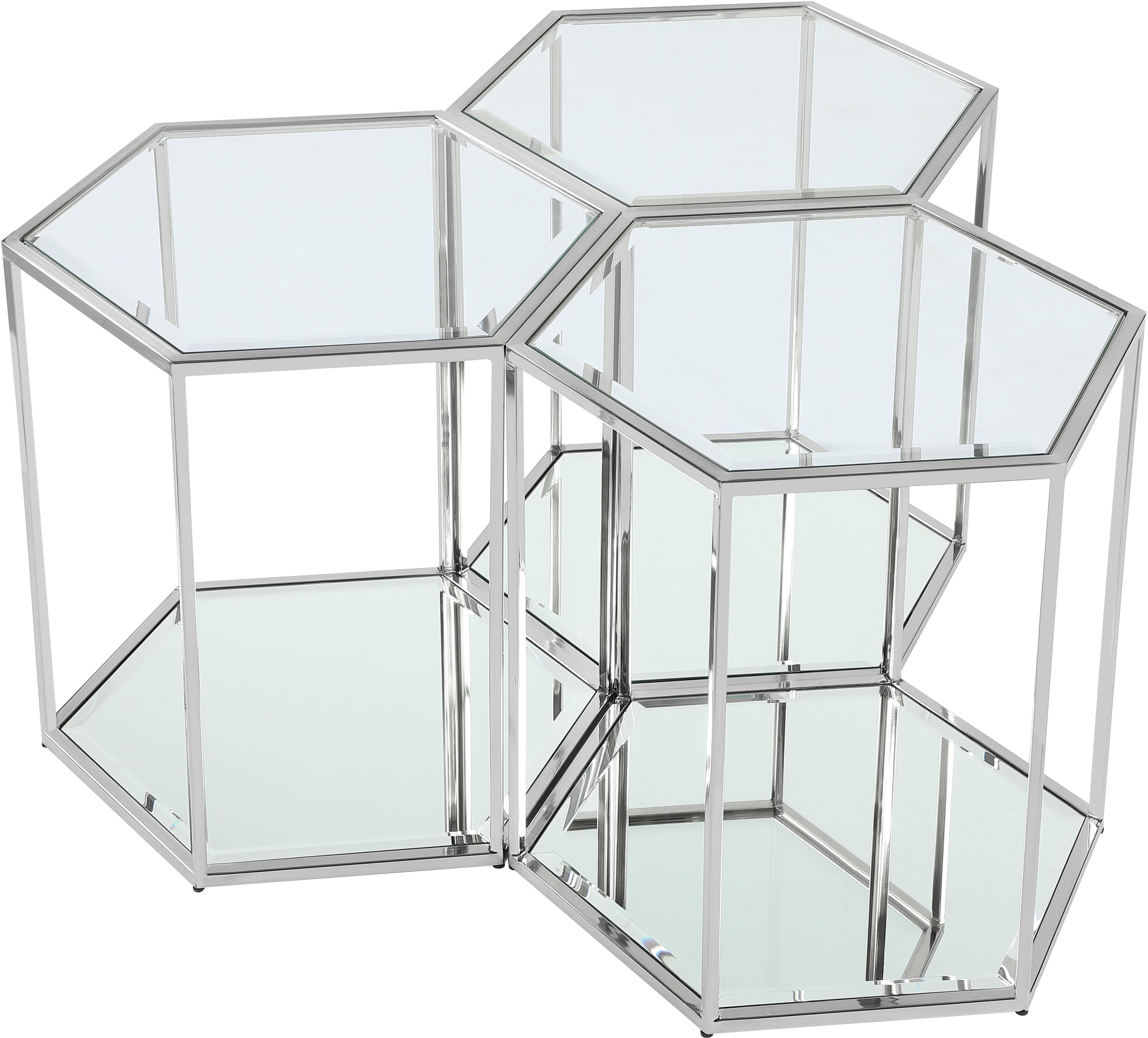 Sei Chrome End Table - Luxury Home Furniture (MI)