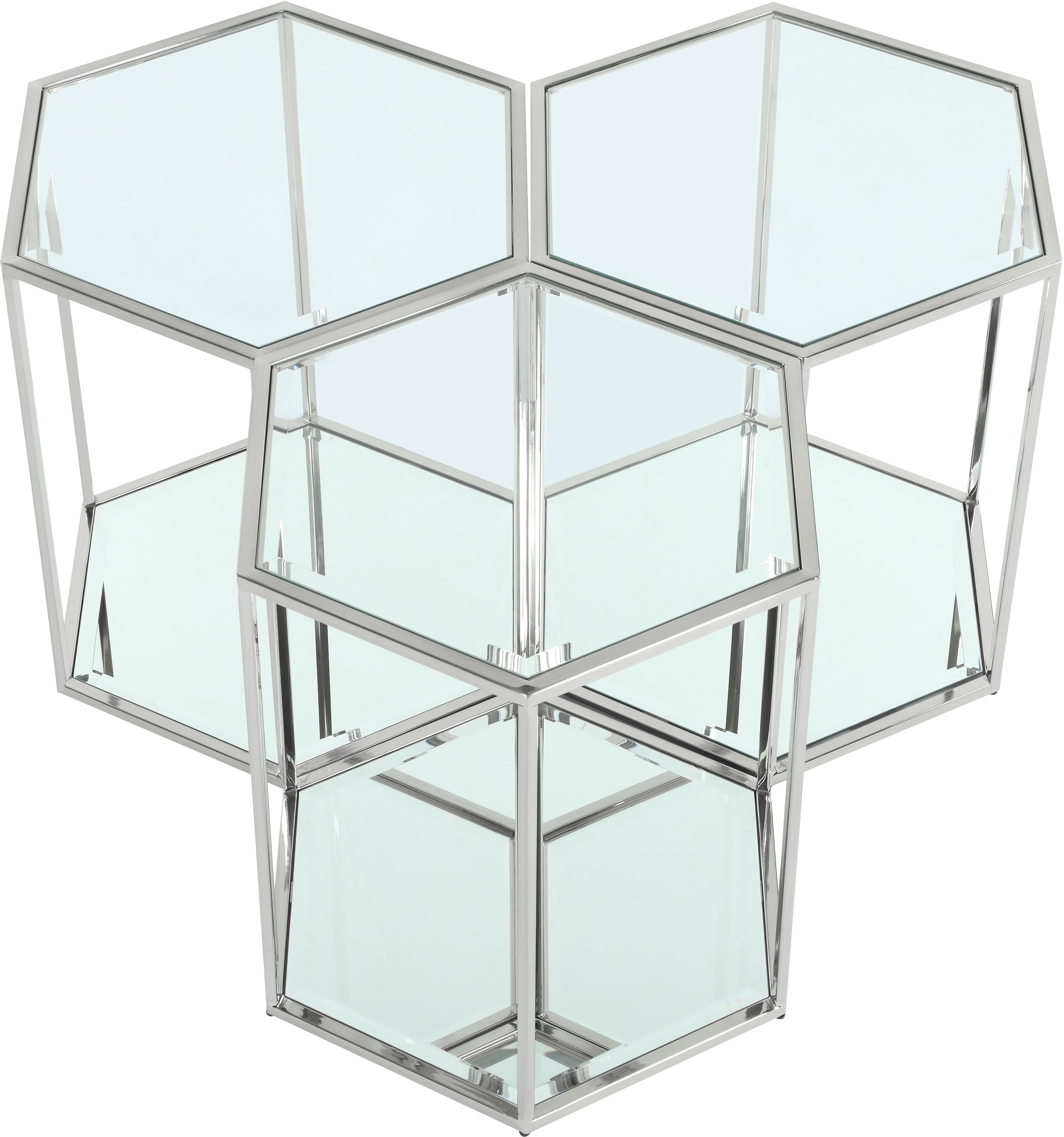 Sei Chrome End Table - Luxury Home Furniture (MI)