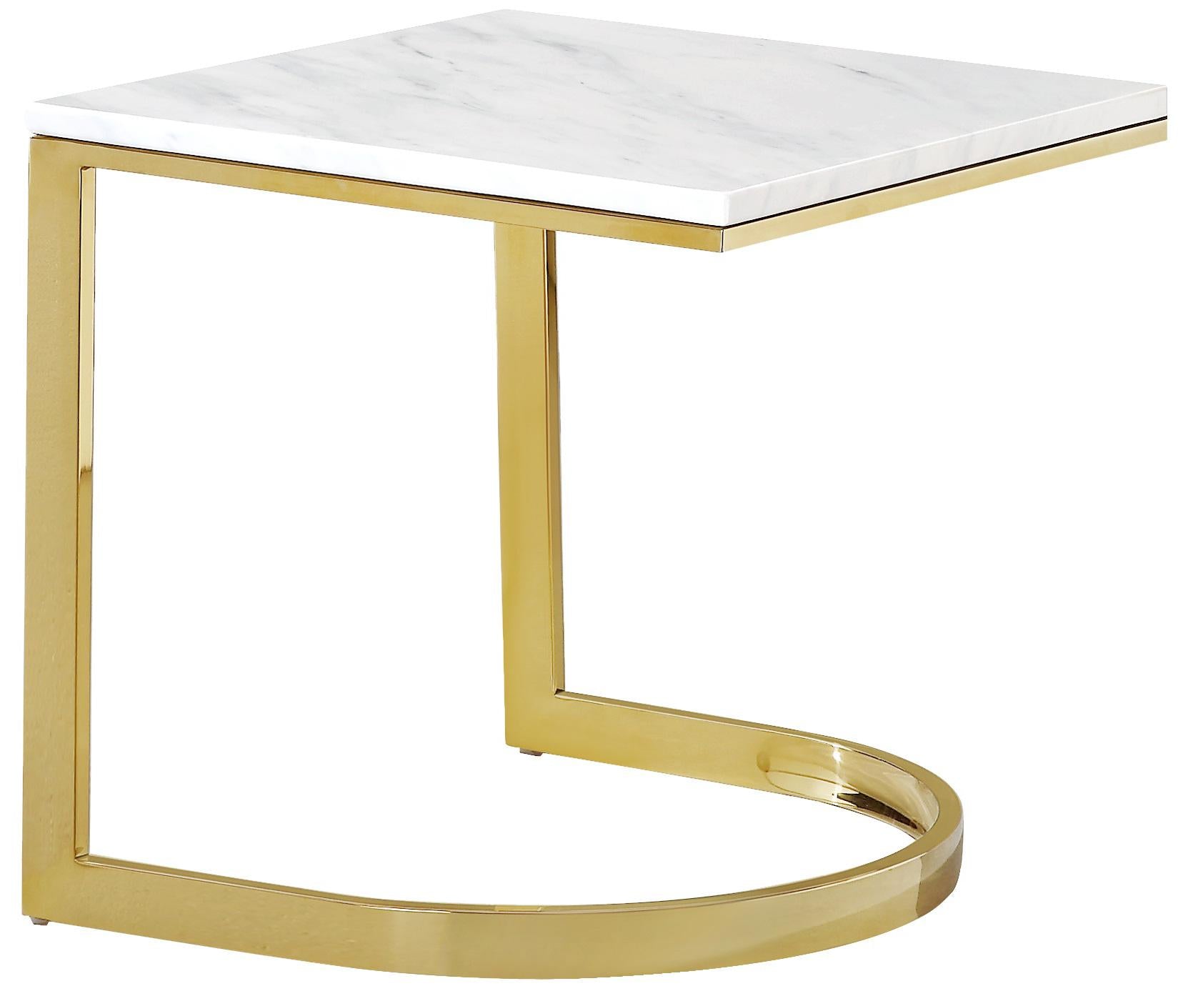 London Gold End Table - Luxury Home Furniture (MI)