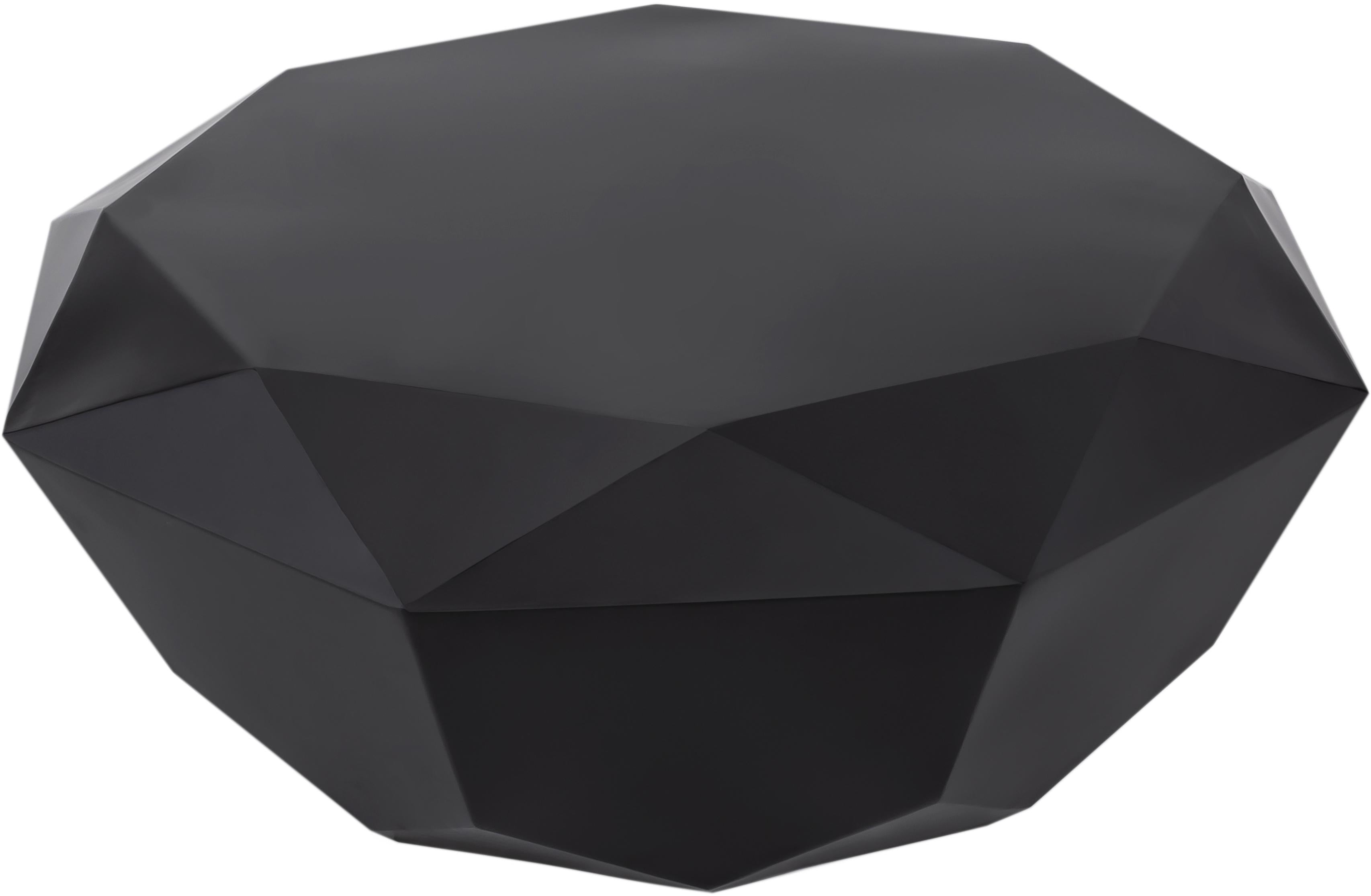 Gemma Matte Black Coffee Table - Luxury Home Furniture (MI)