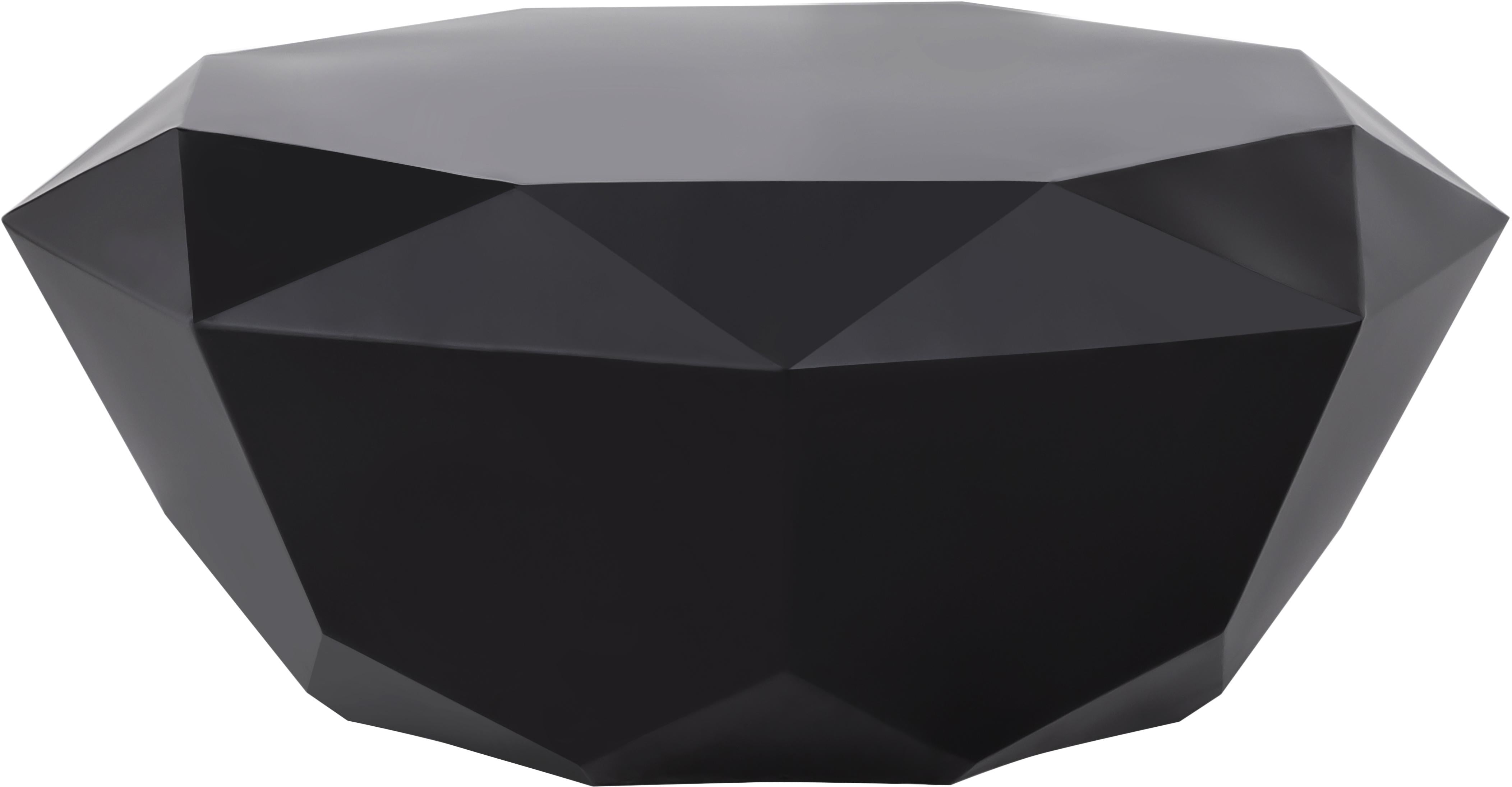 Gemma Matte Black Coffee Table - Luxury Home Furniture (MI)