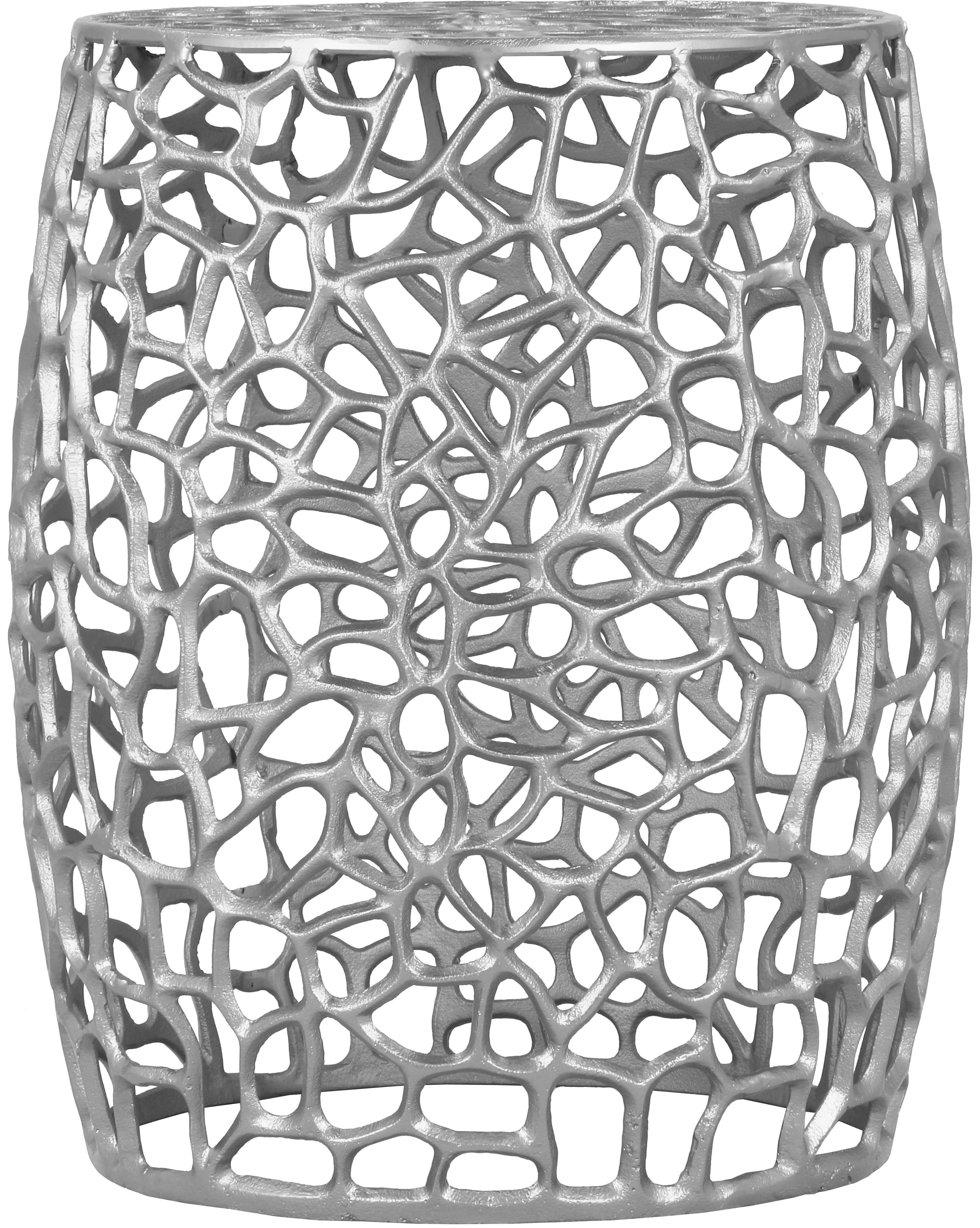 Priya Silver End Table - Luxury Home Furniture (MI)