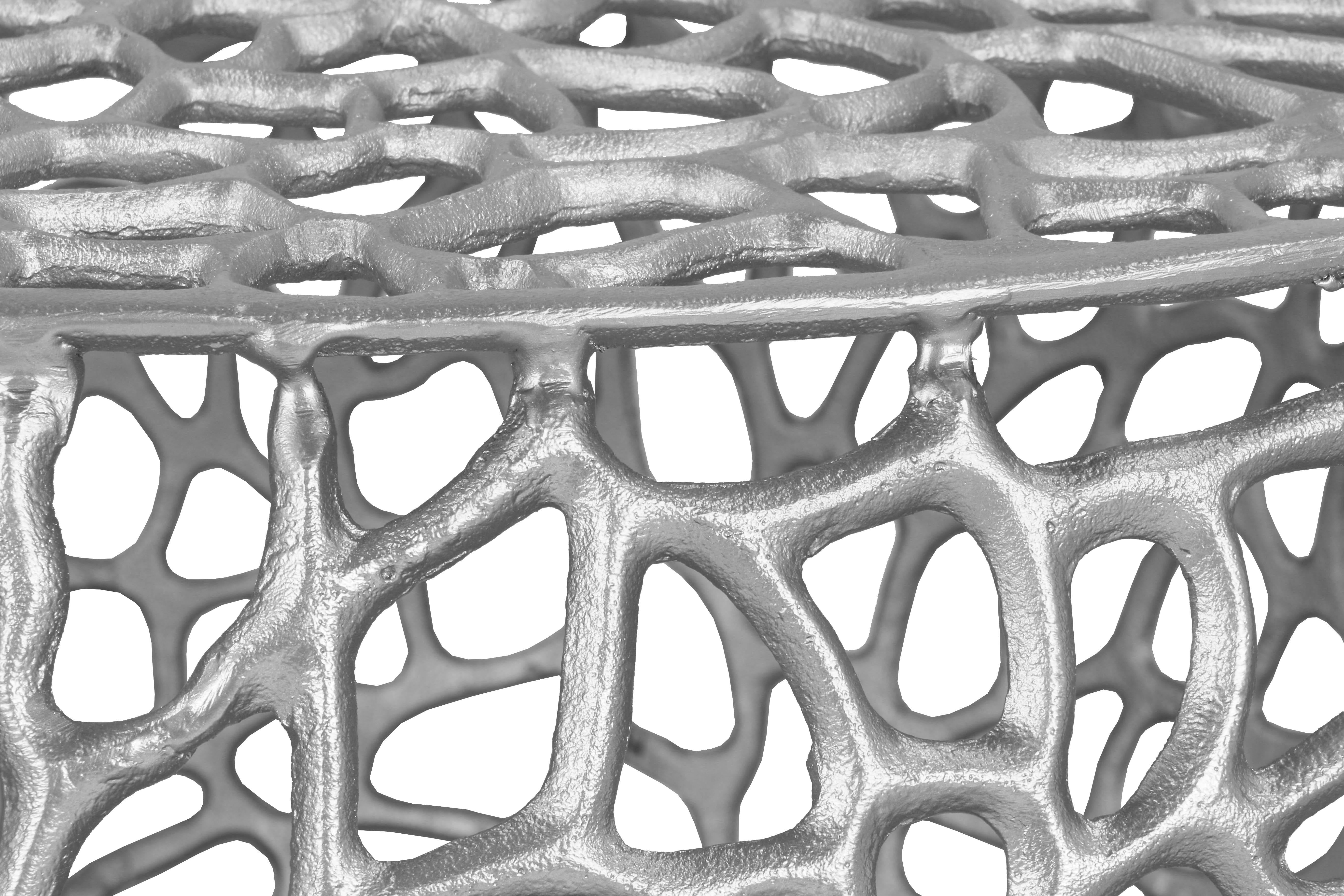 Priya Silver Coffee Table - Luxury Home Furniture (MI)