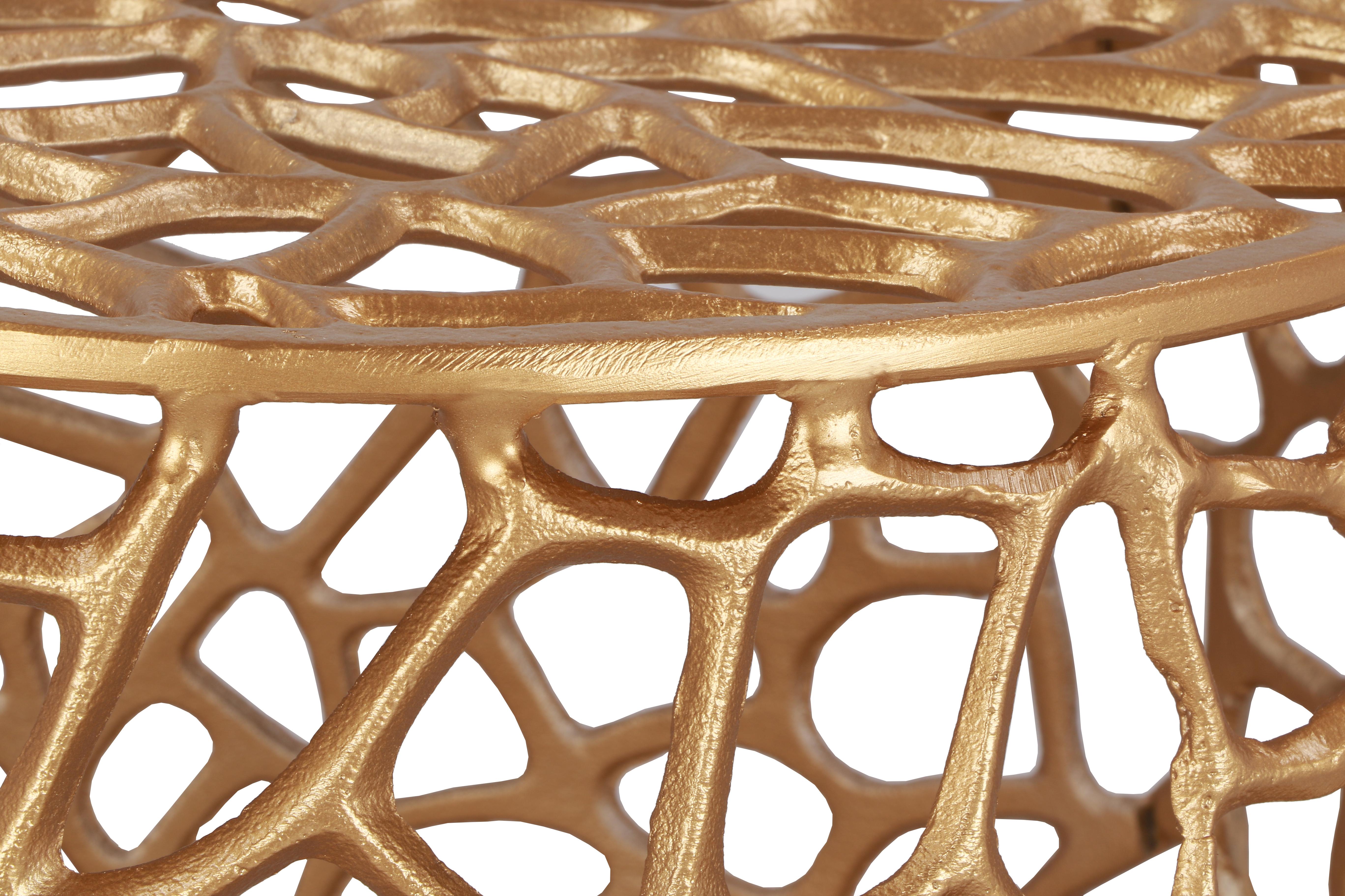 Priya Gold End Table - Luxury Home Furniture (MI)