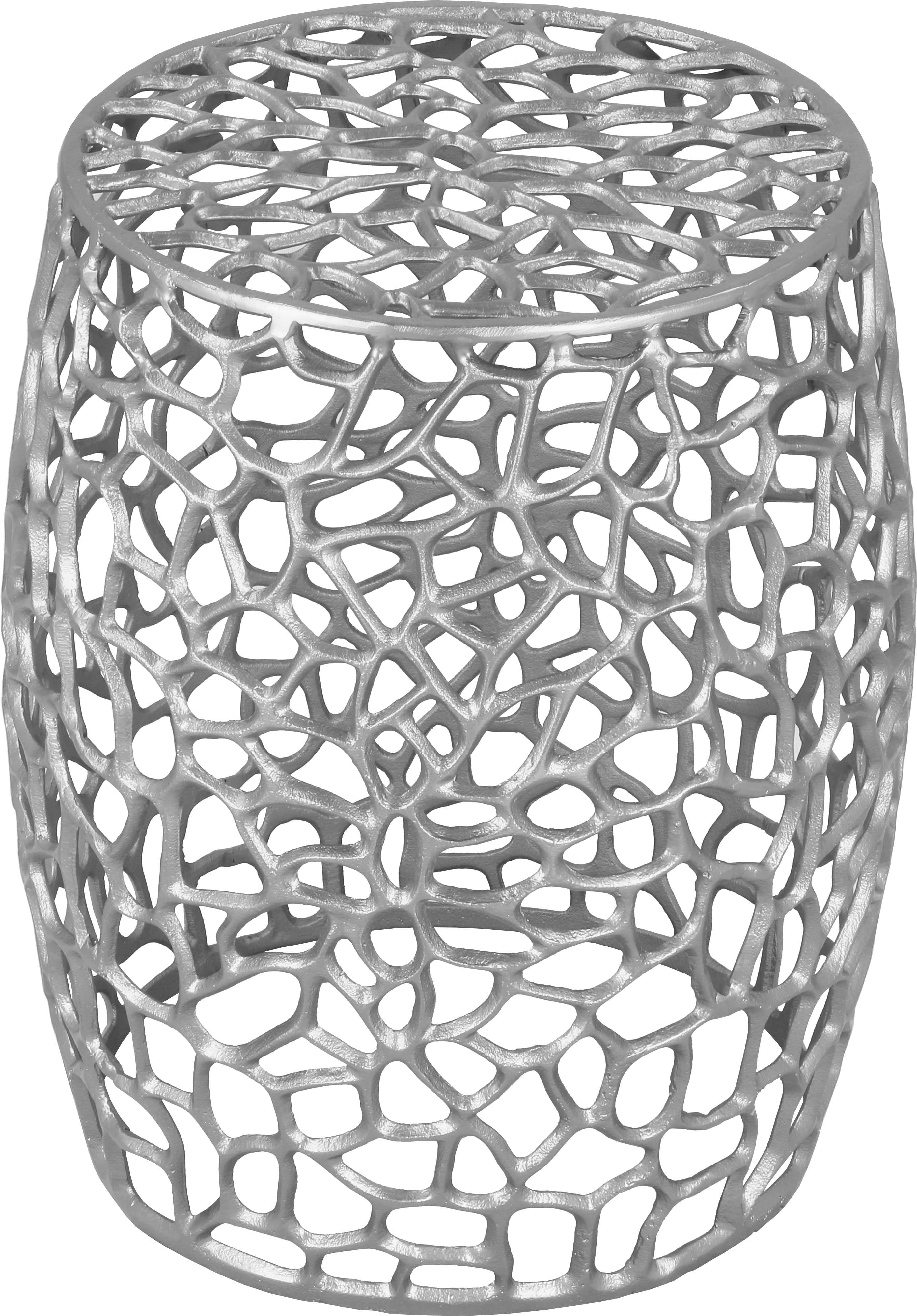 Priya Silver End Table - Luxury Home Furniture (MI)