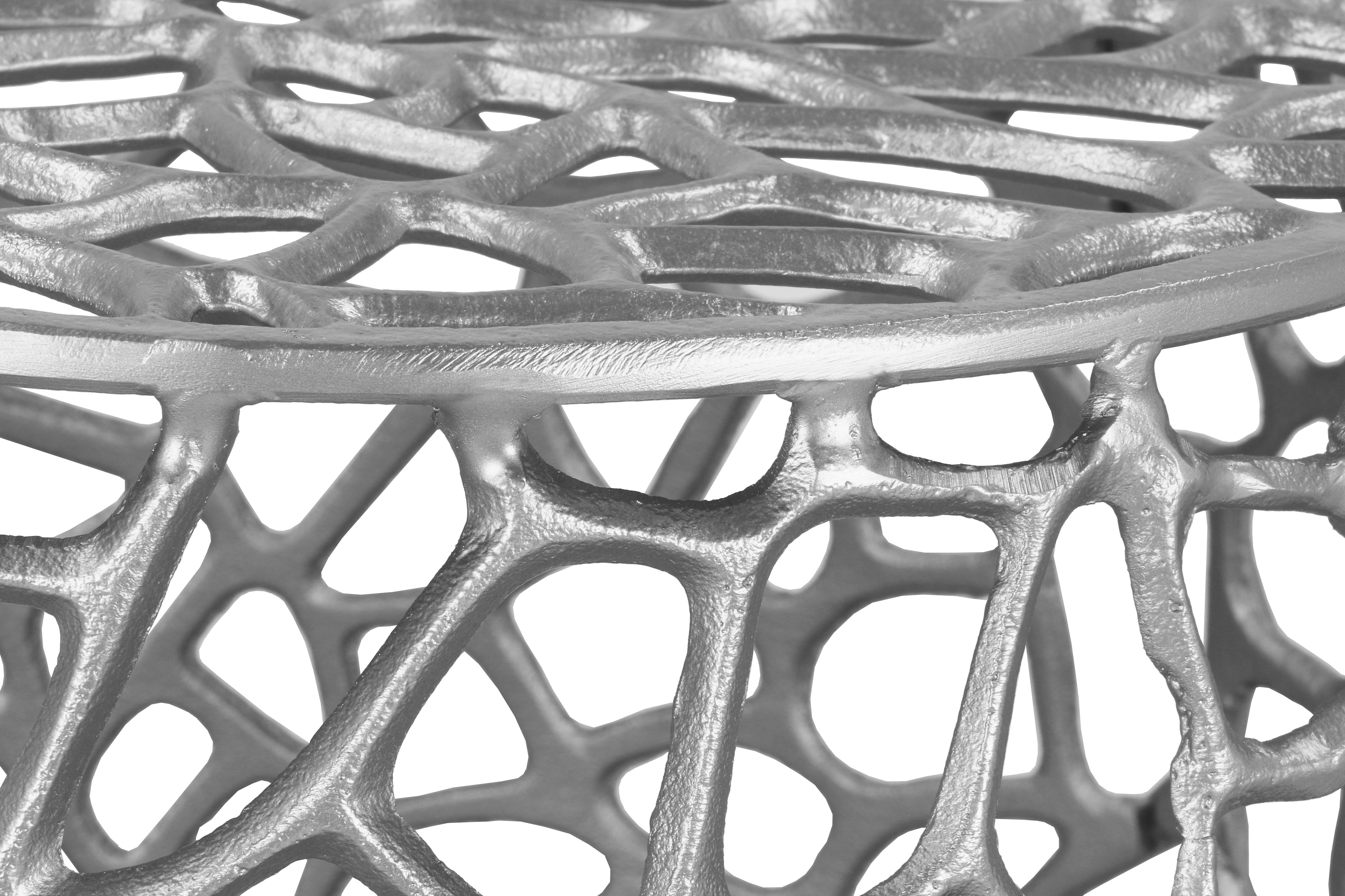 Priya Silver End Table - Luxury Home Furniture (MI)