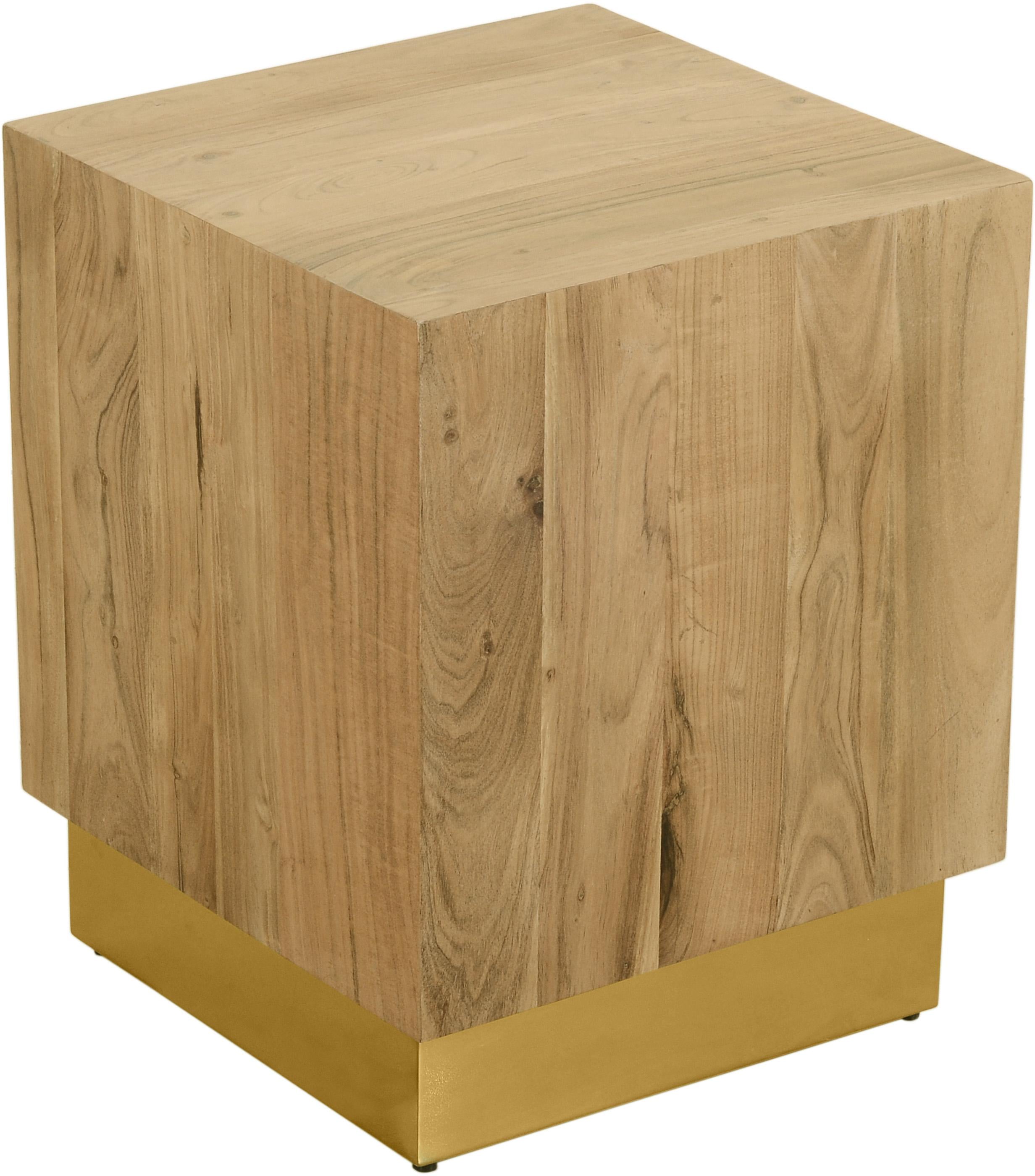 Acacia Gold End Table - Luxury Home Furniture (MI)