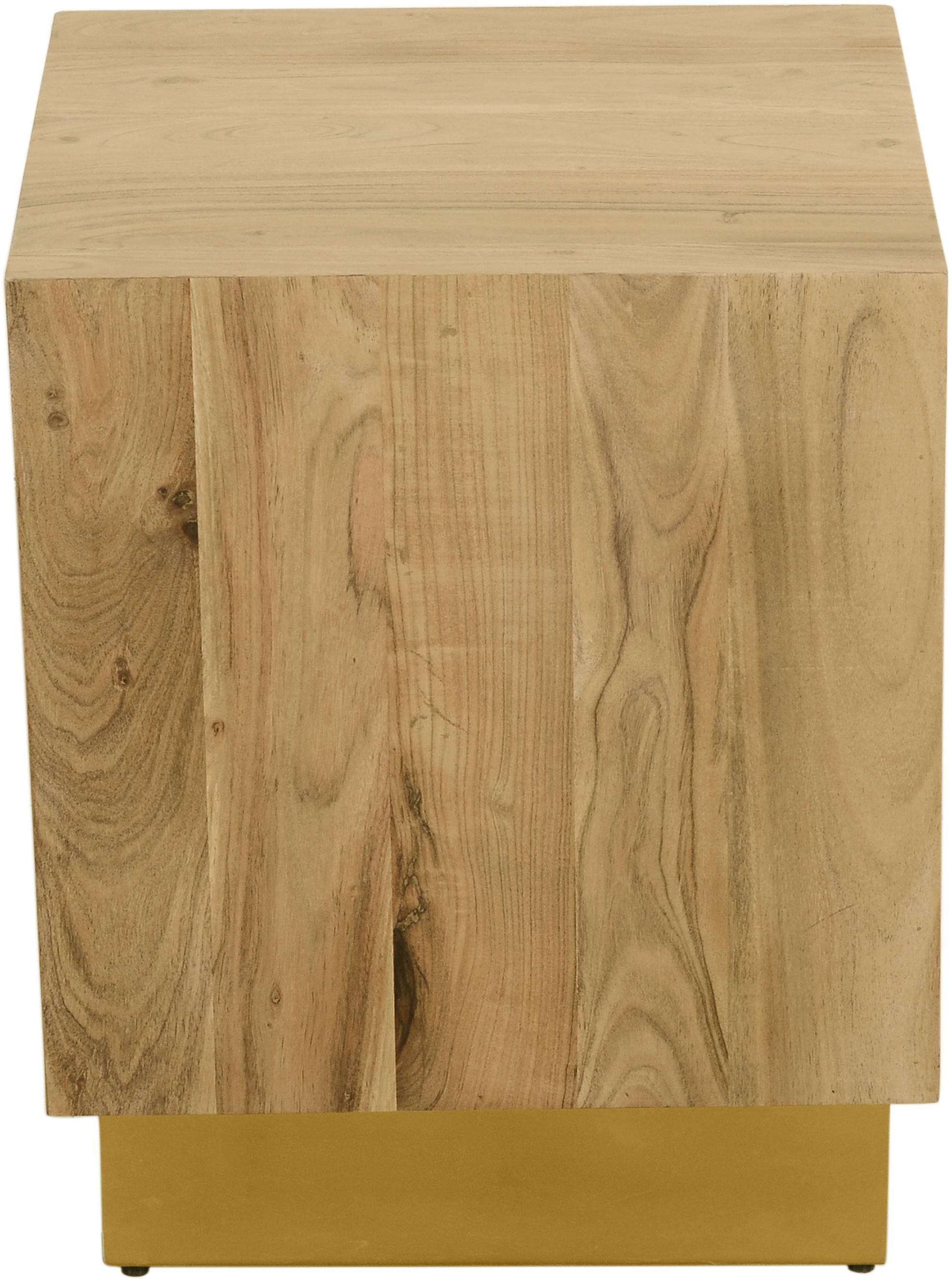 Acacia Gold End Table - Luxury Home Furniture (MI)