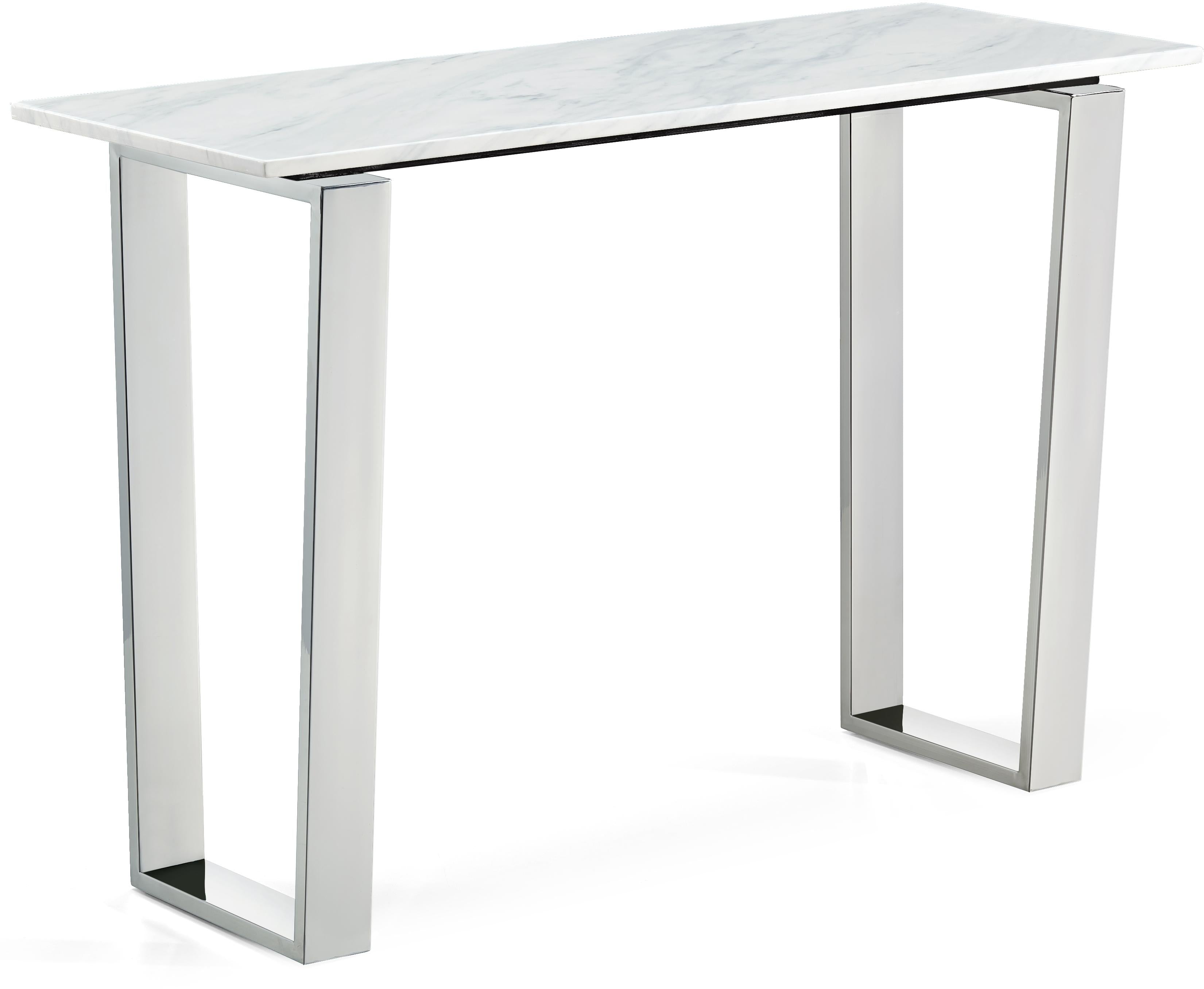Carlton Chrome Console Table - Luxury Home Furniture (MI)