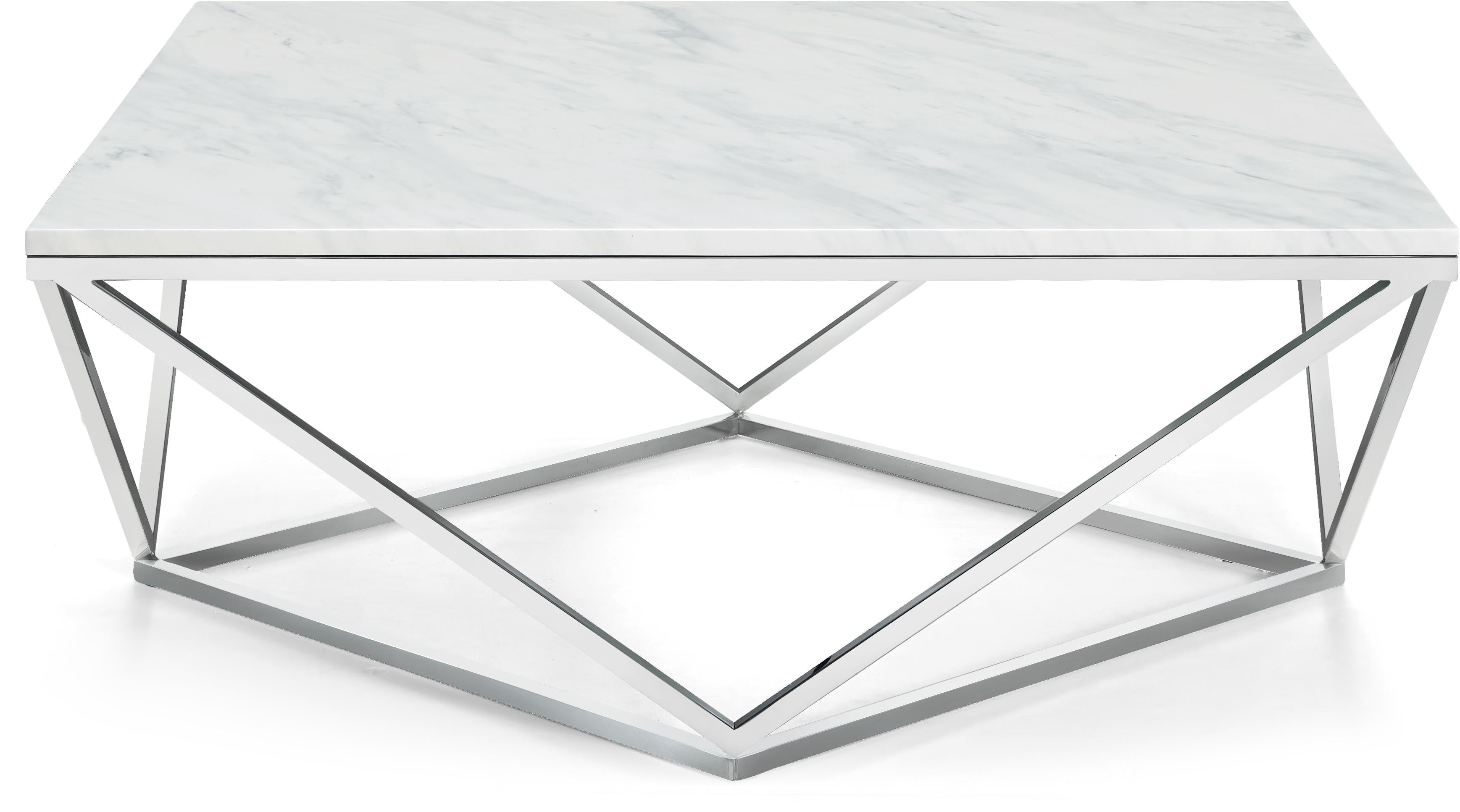 Skyler Chrome Coffee Table - Luxury Home Furniture (MI)