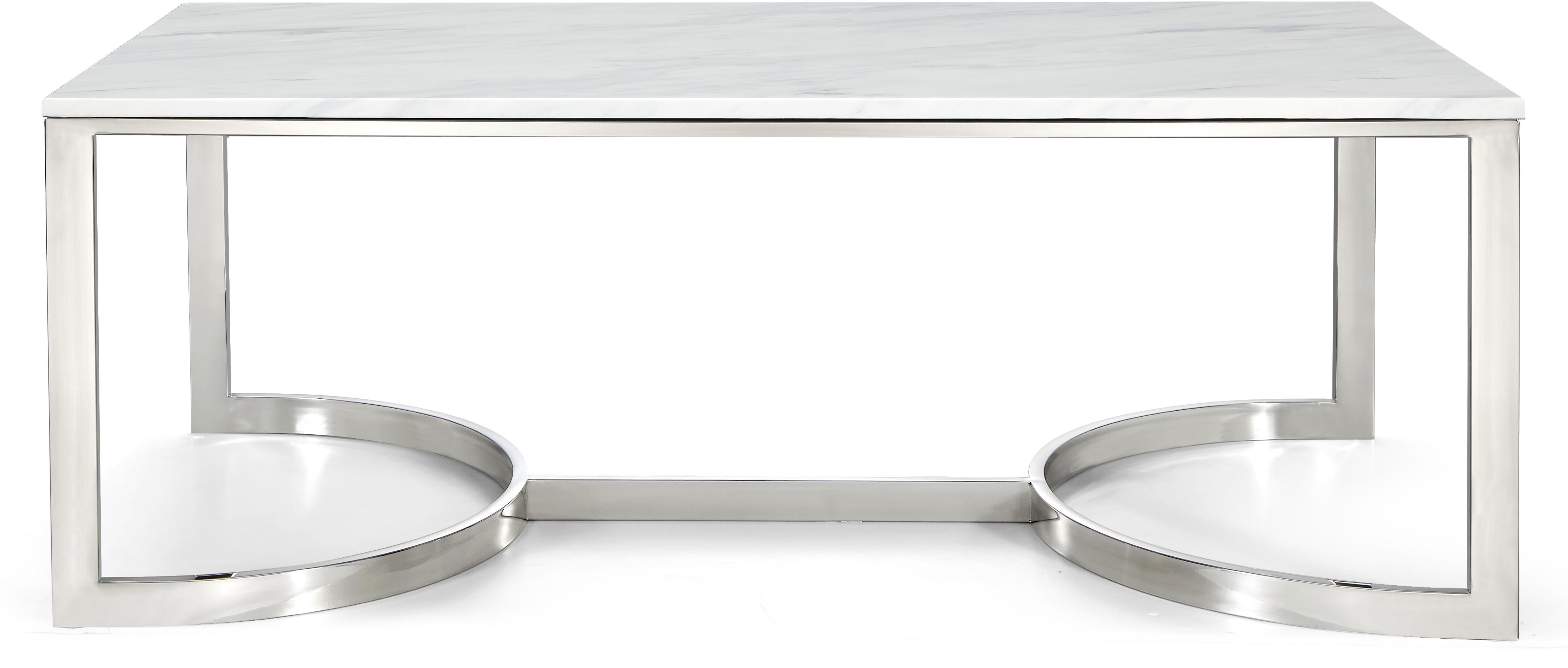 Copley Chrome Coffee Table - Luxury Home Furniture (MI)