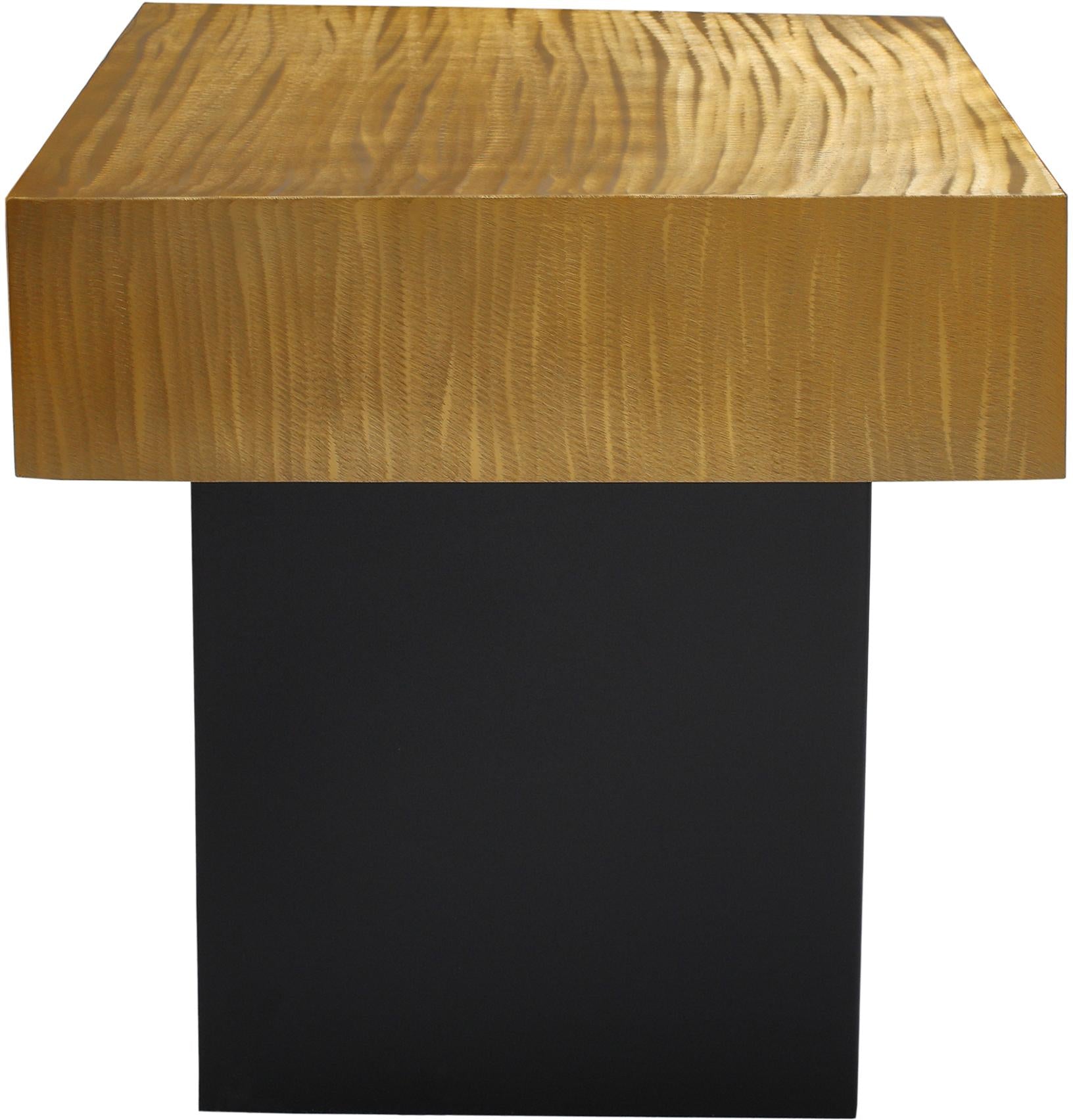 Palladium Gold End Table - Luxury Home Furniture (MI)