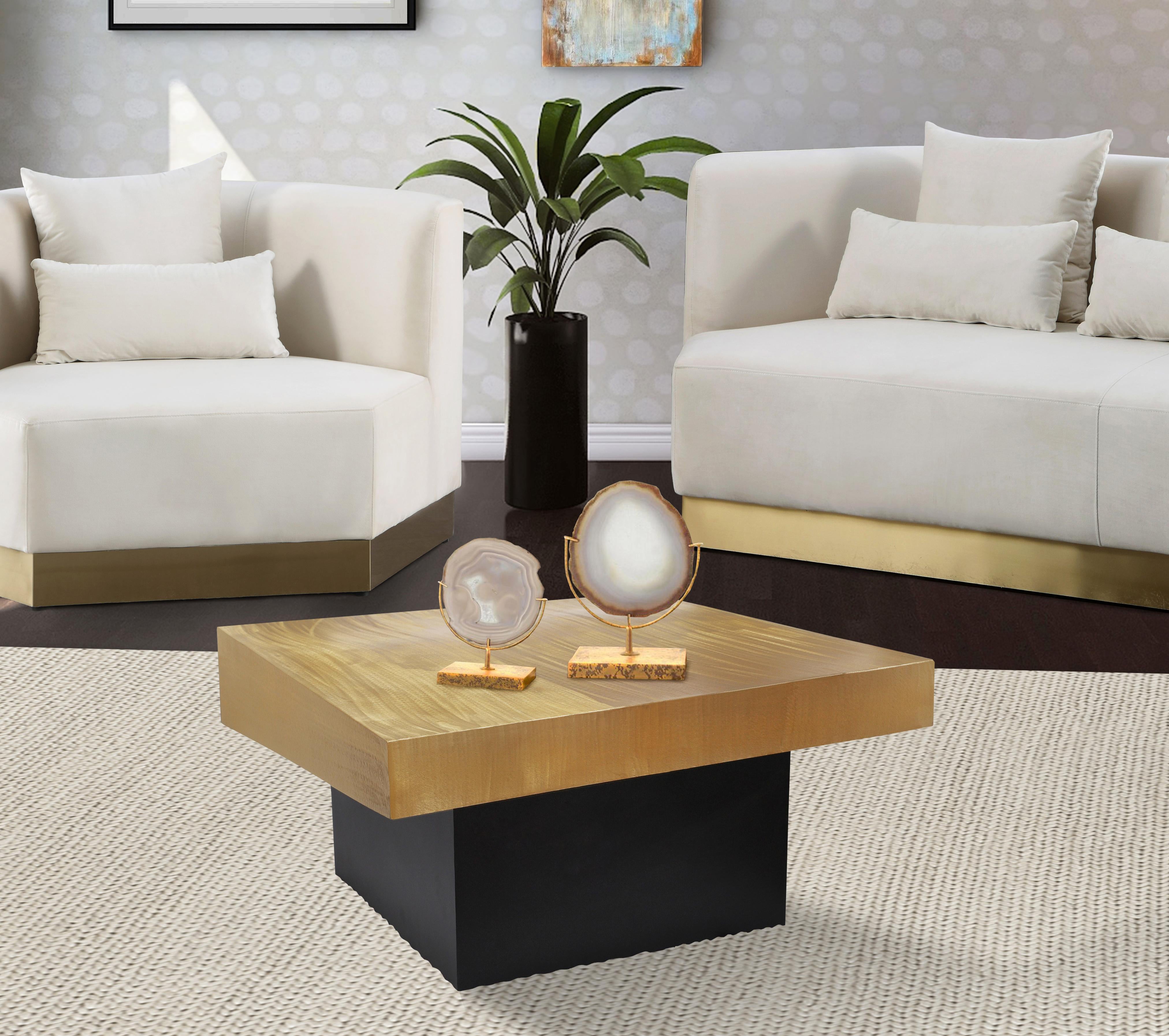 Palladium Gold Coffee Table - Luxury Home Furniture (MI)