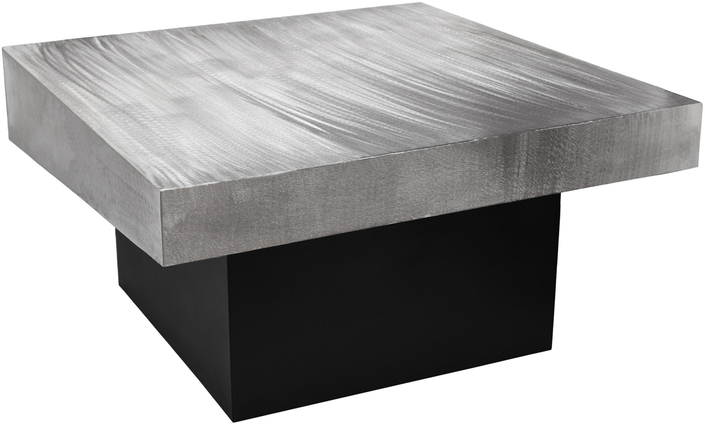 Palladium Silver Coffee Table - Luxury Home Furniture (MI)