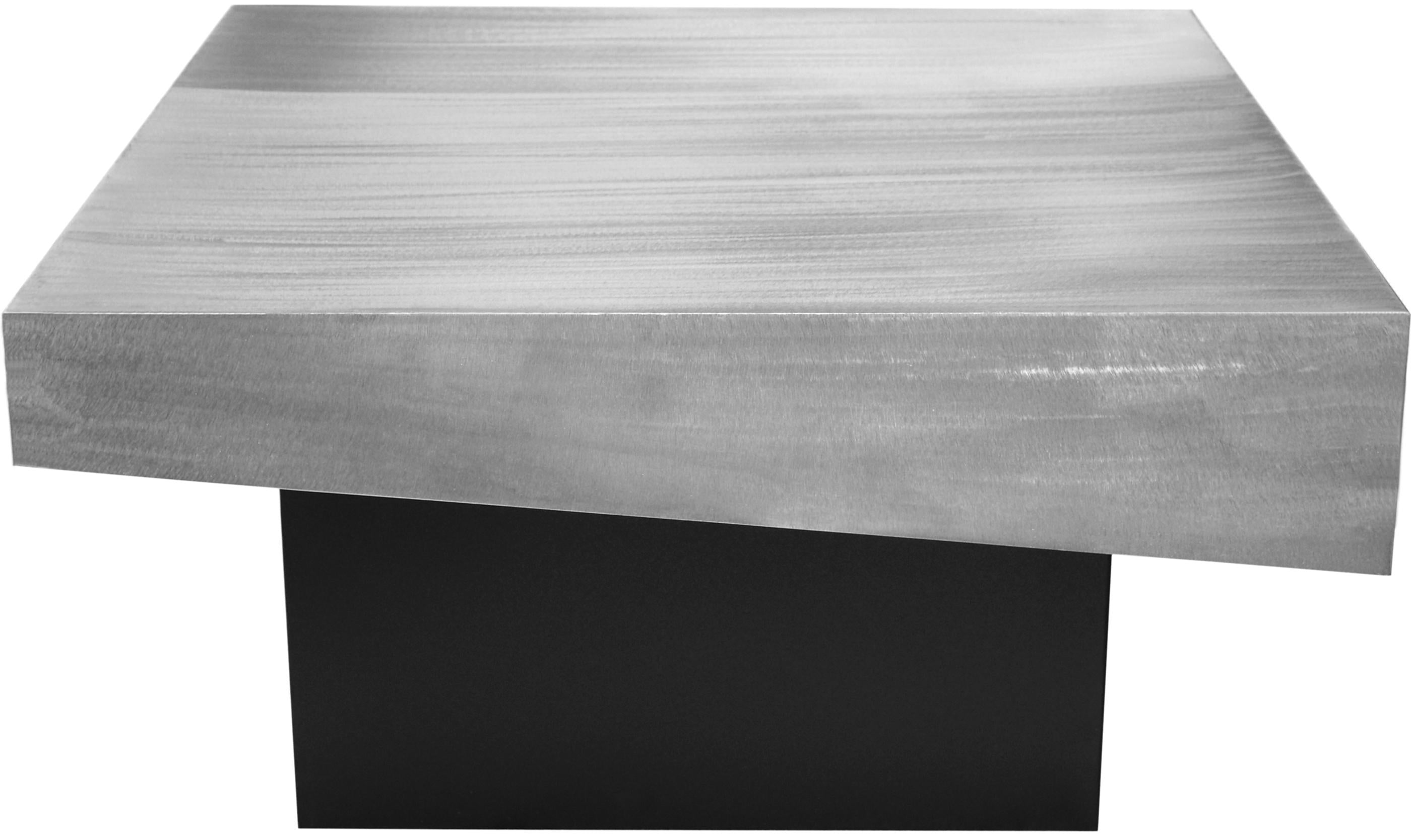 Palladium Silver Coffee Table - Luxury Home Furniture (MI)