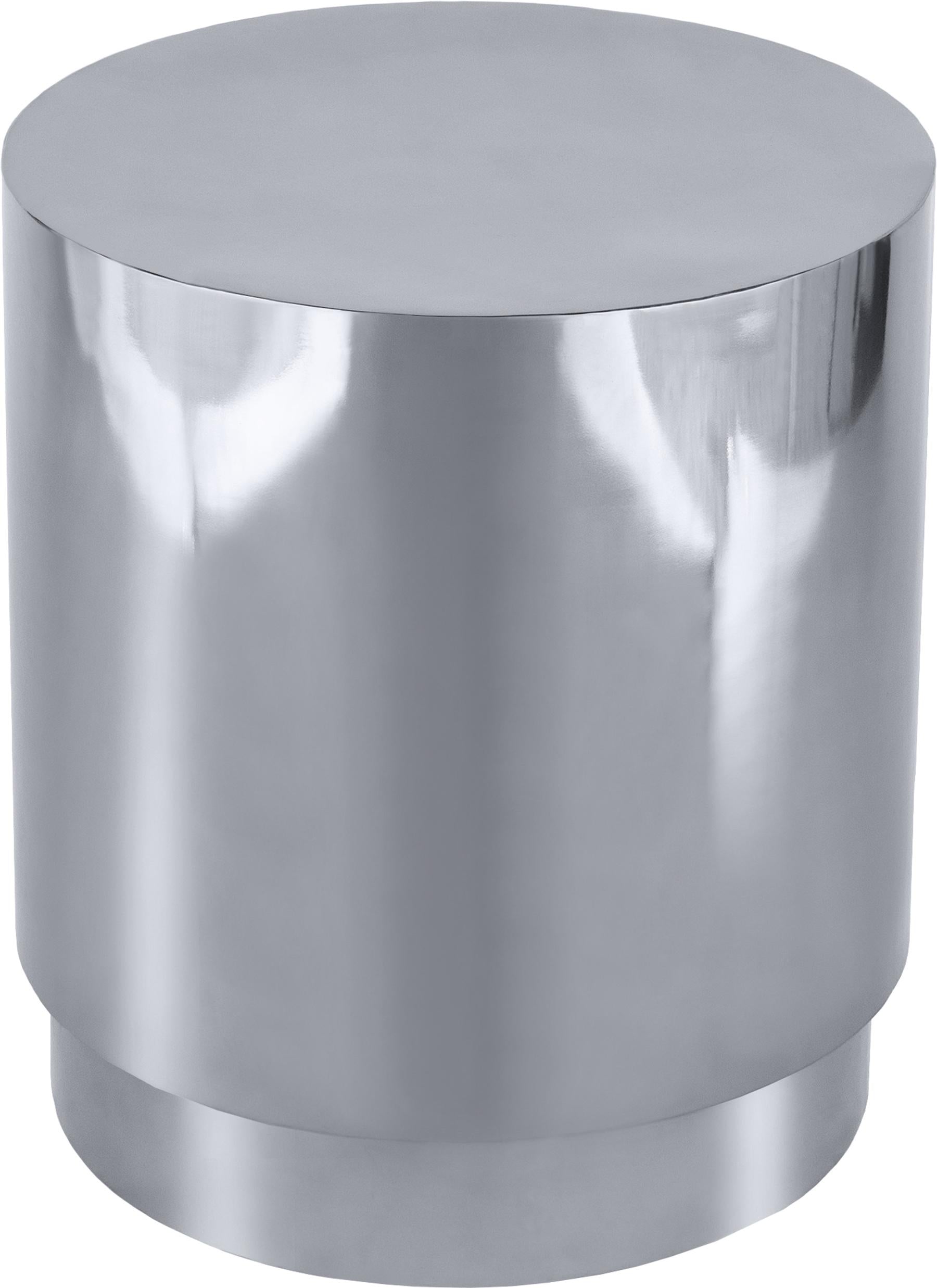 Jazzy Silver End Table - Luxury Home Furniture (MI)