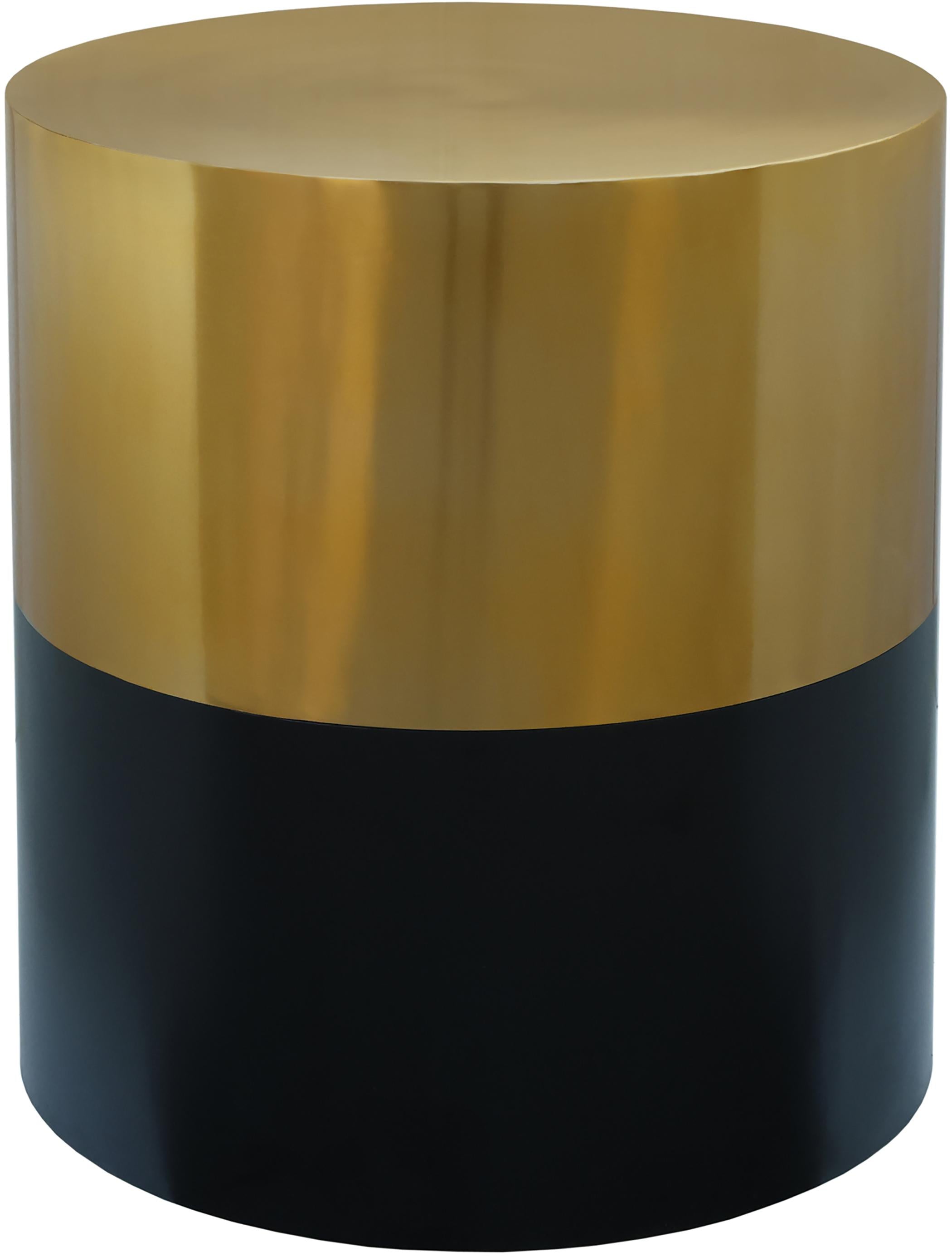 Sun Black / Gold End Table - Luxury Home Furniture (MI)