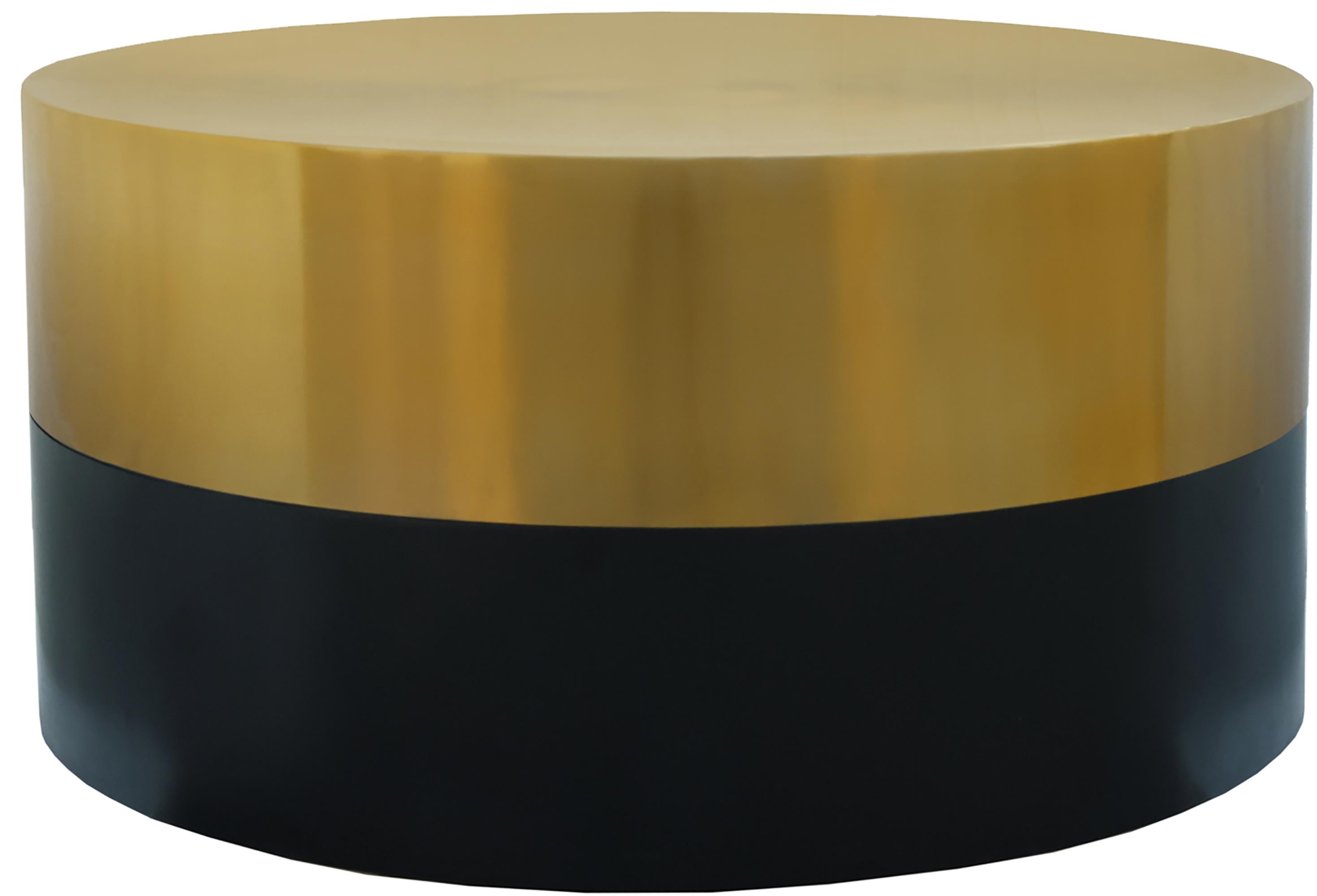 Sun Black / Gold Coffee Table - Luxury Home Furniture (MI)