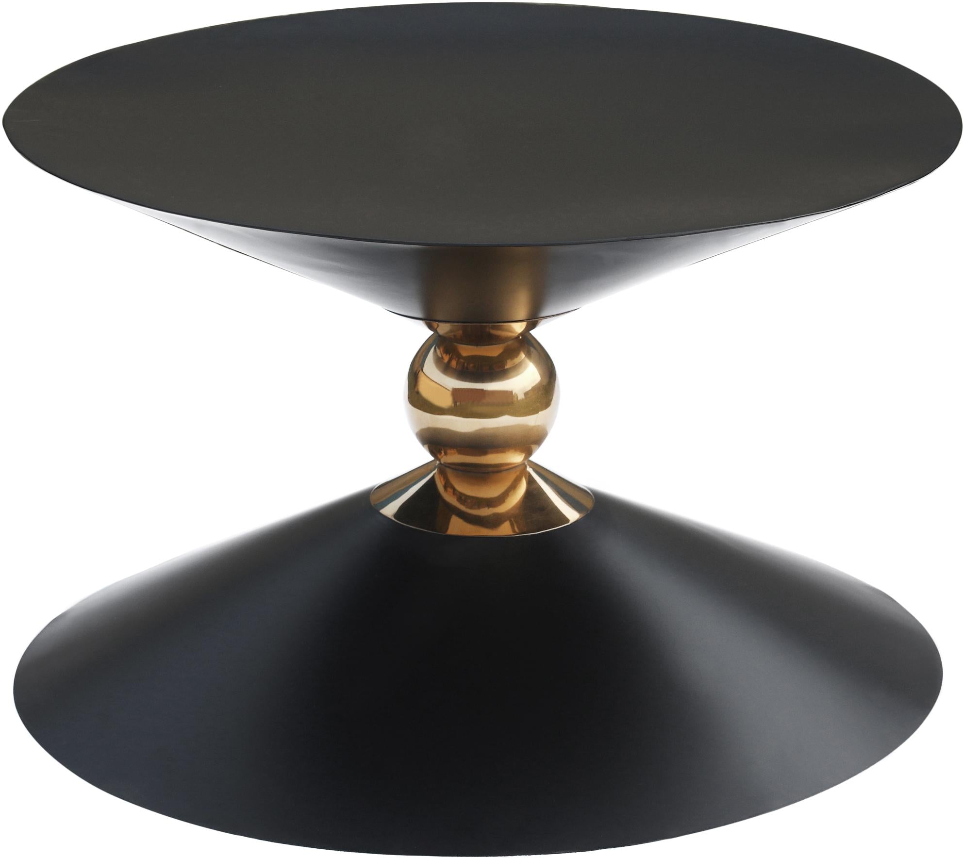 Malia Black / Gold Coffee Table - Luxury Home Furniture (MI)