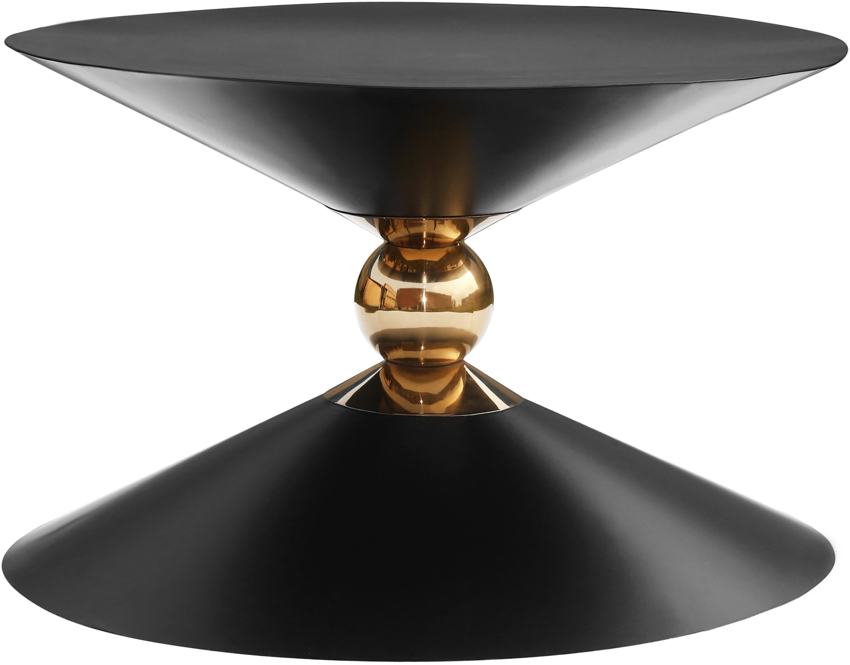 Malia Black / Gold Coffee Table - Luxury Home Furniture (MI)