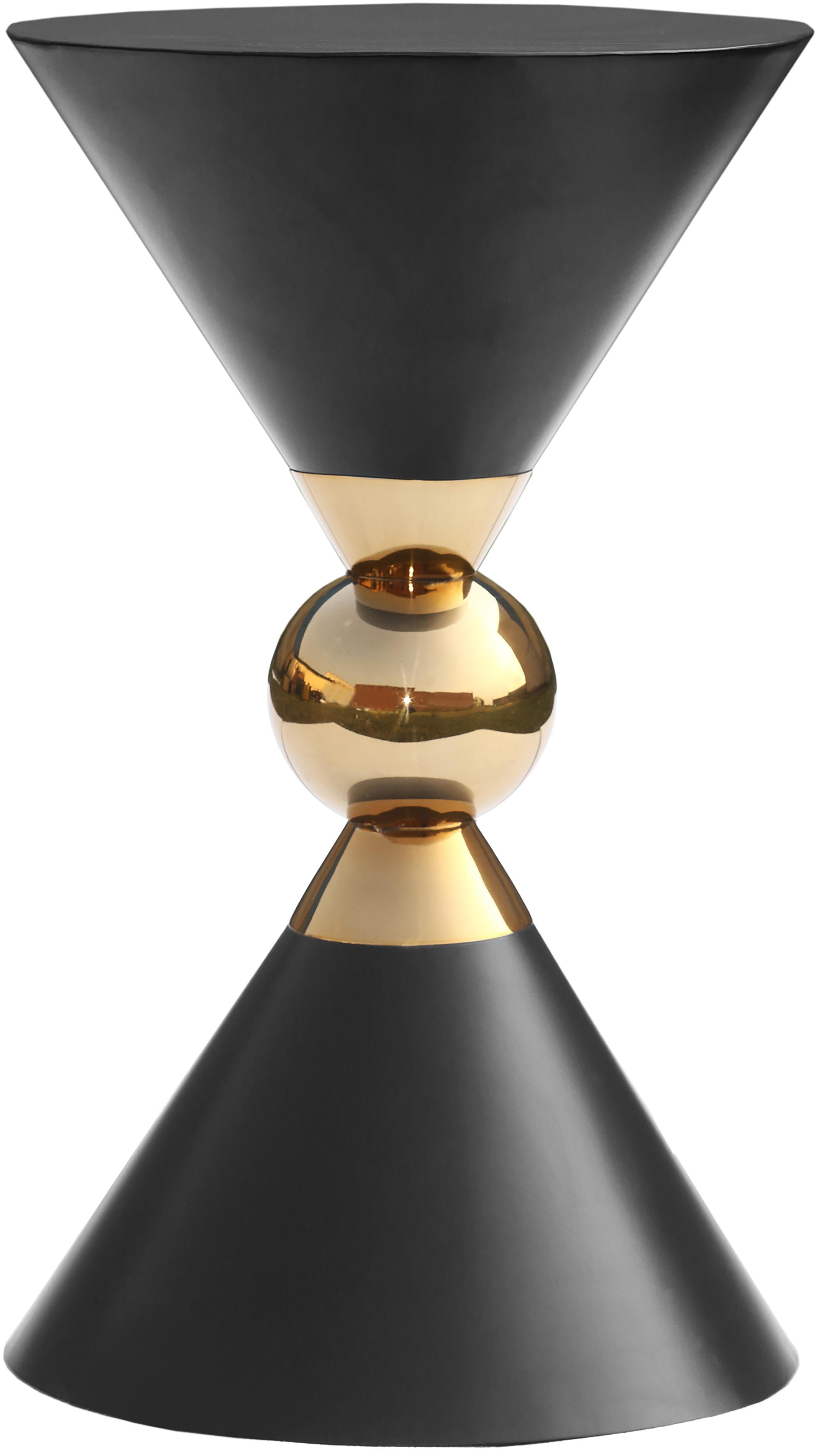 Malia Black / Gold End Table - Luxury Home Furniture (MI)