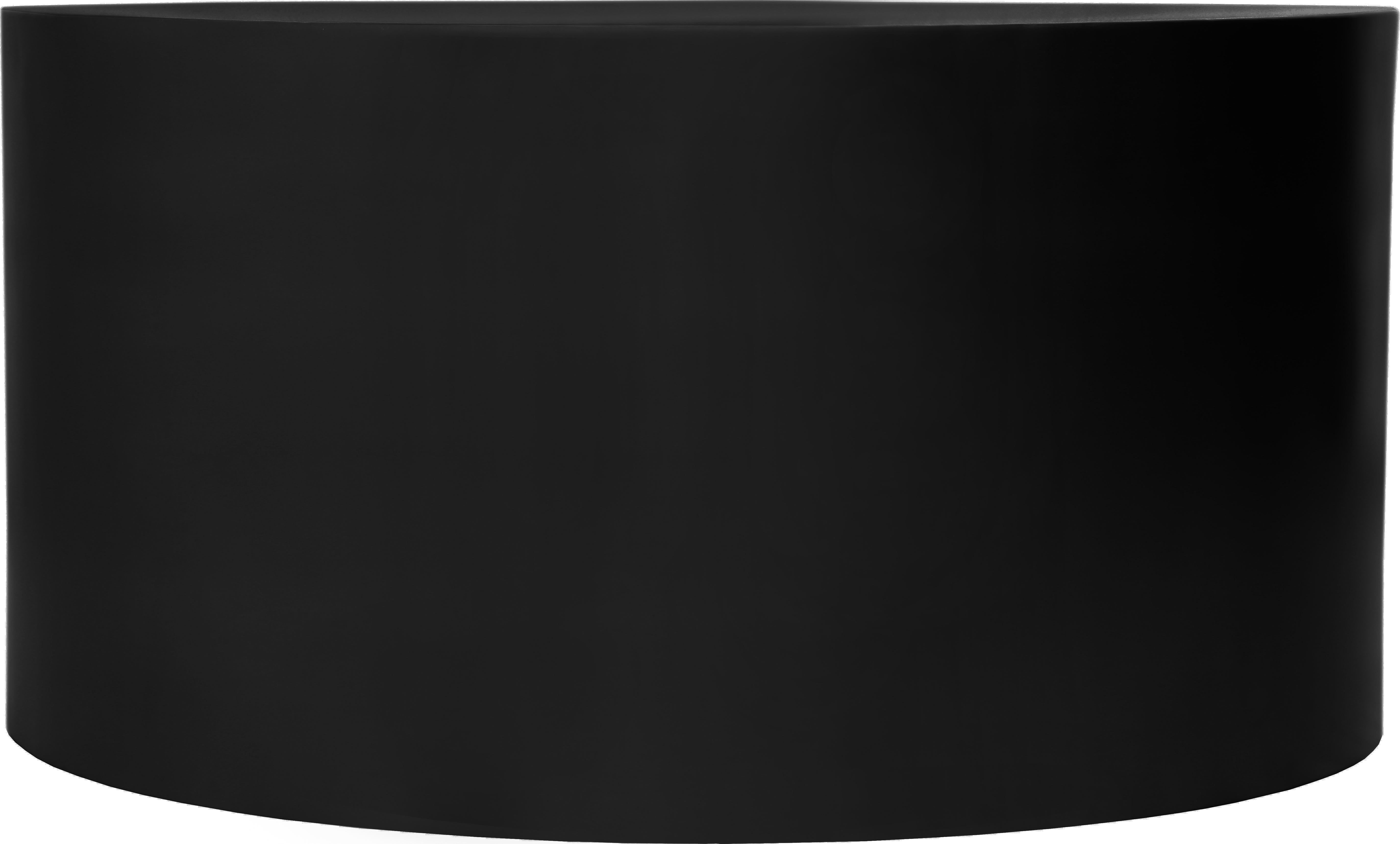 Cylinder Matte Black Coffee Table - Luxury Home Furniture (MI)