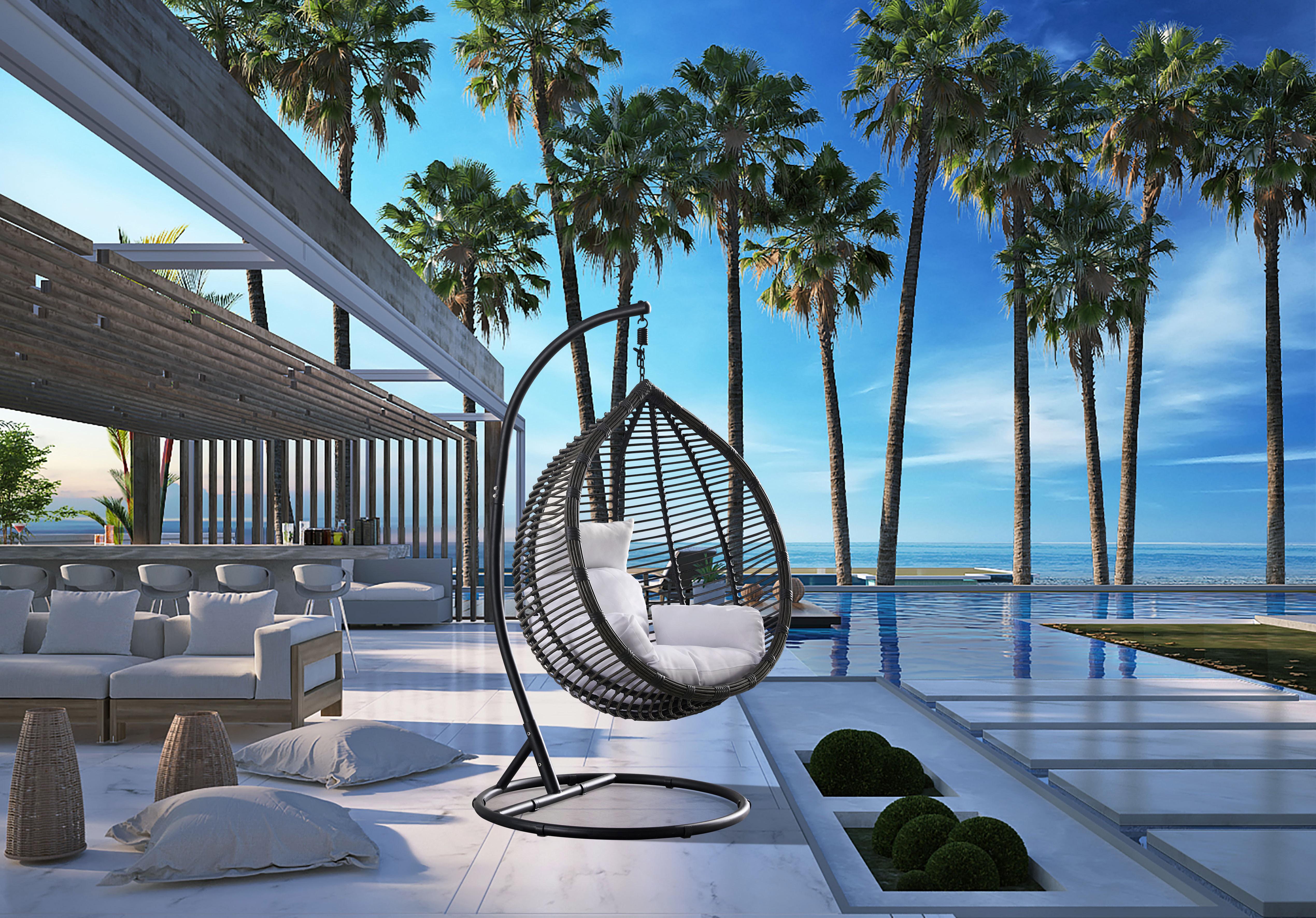 Tarzan Dark Grey Outdoor Patio Swing Chair - Luxury Home Furniture (MI)