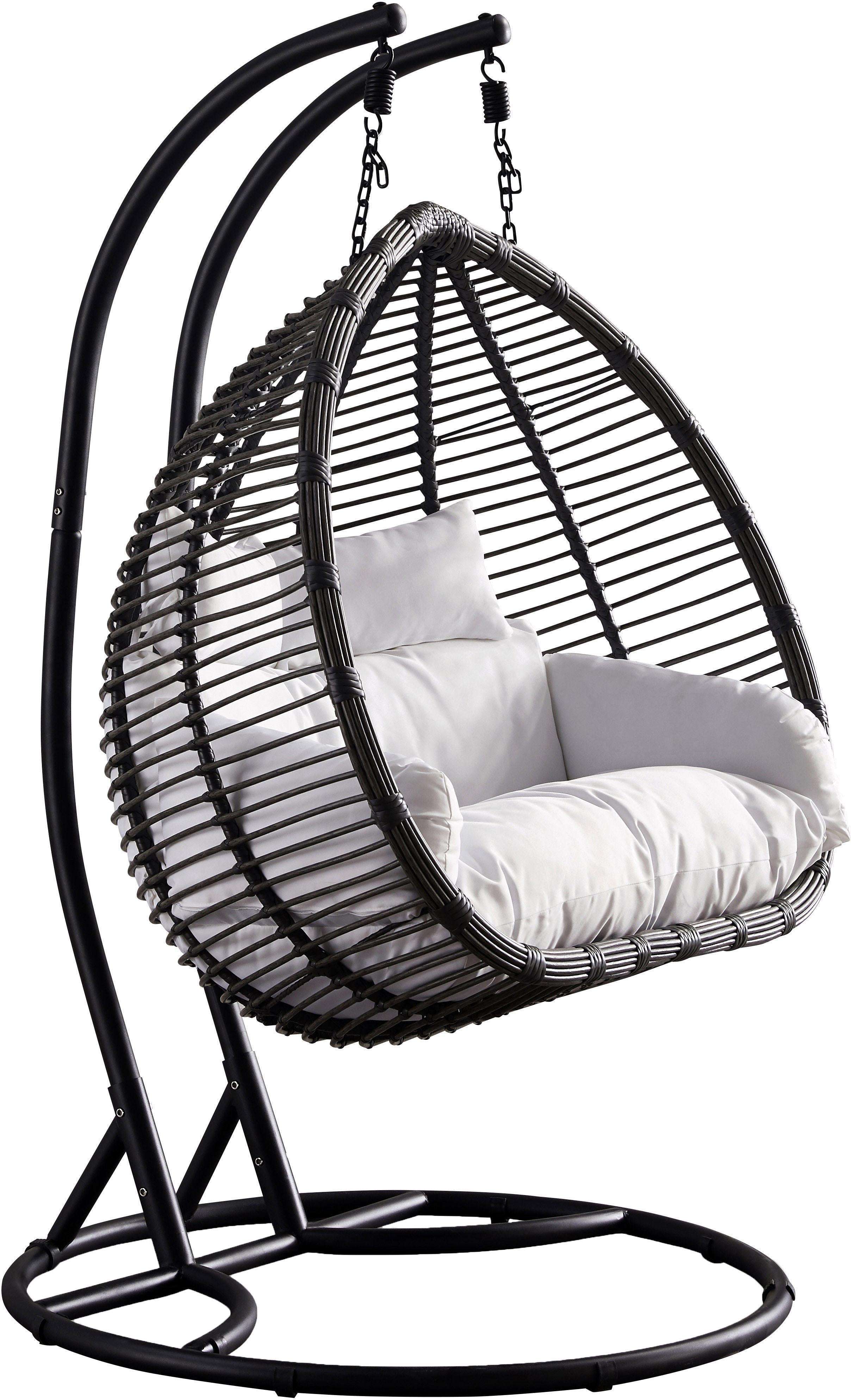 Tarzan Dark Grey Outdoor Patio Double Swing Chair - Luxury Home Furniture (MI)