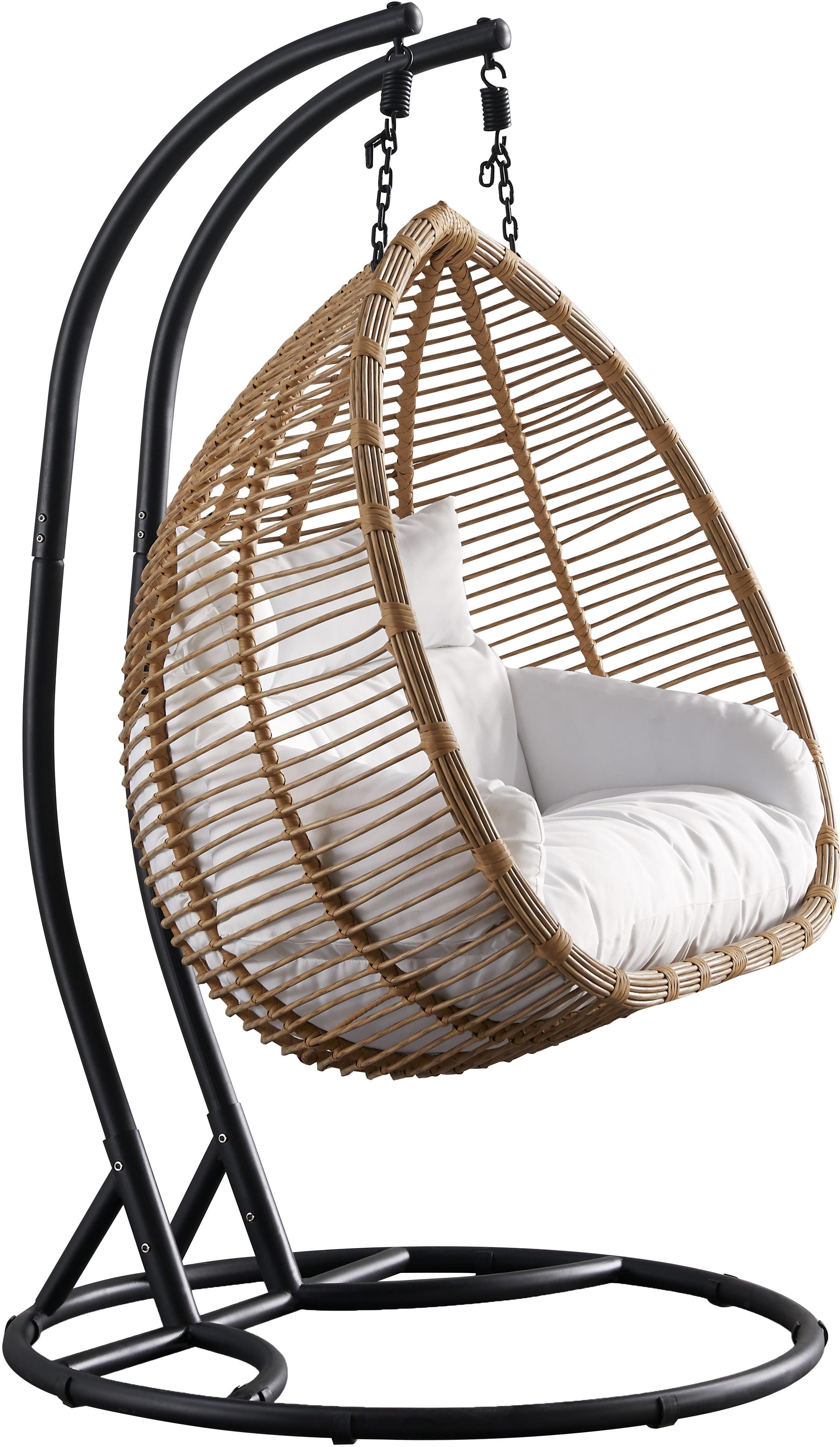 Tarzan Natural Color Outdoor Patio Double Swing Chair - Luxury Home Furniture (MI)