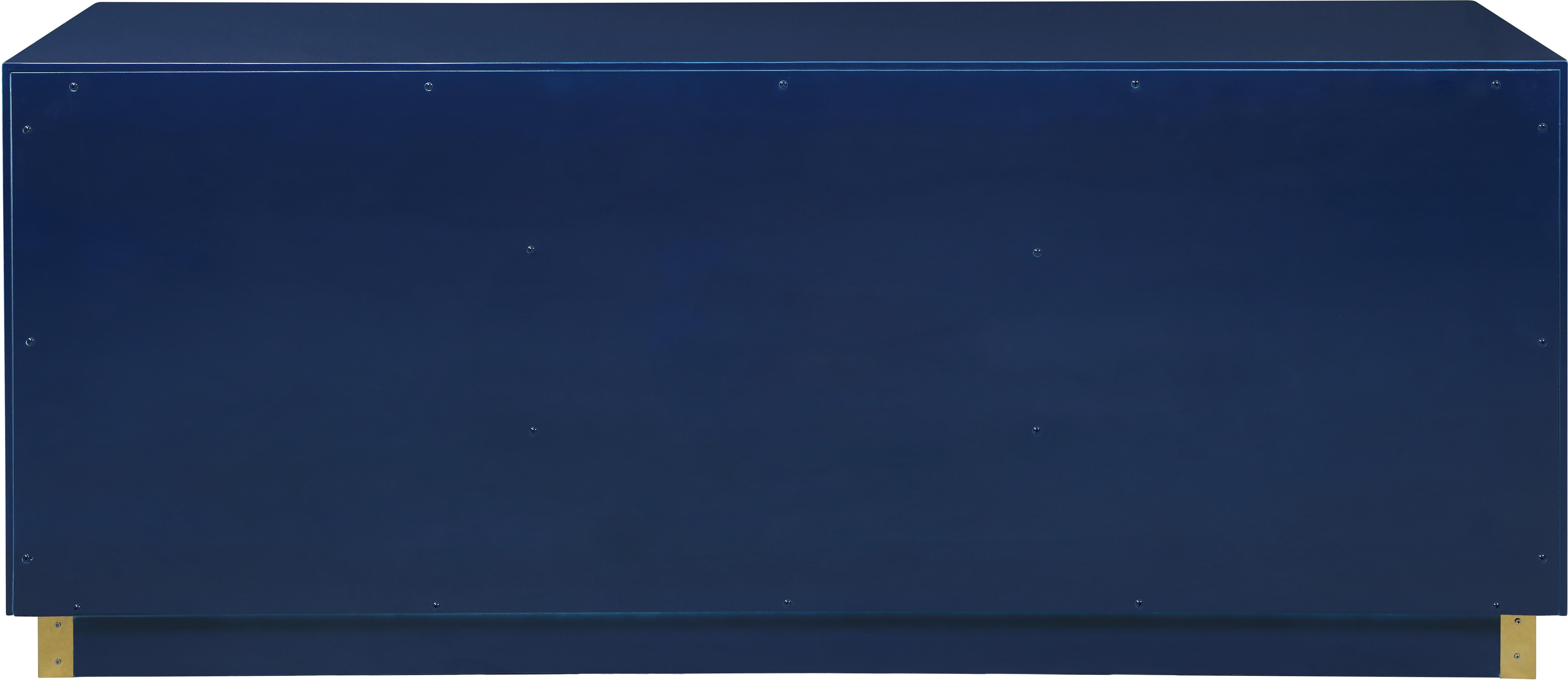 Cosmopolitan Navy Lacquer Sideboard/Buffet - Luxury Home Furniture (MI)