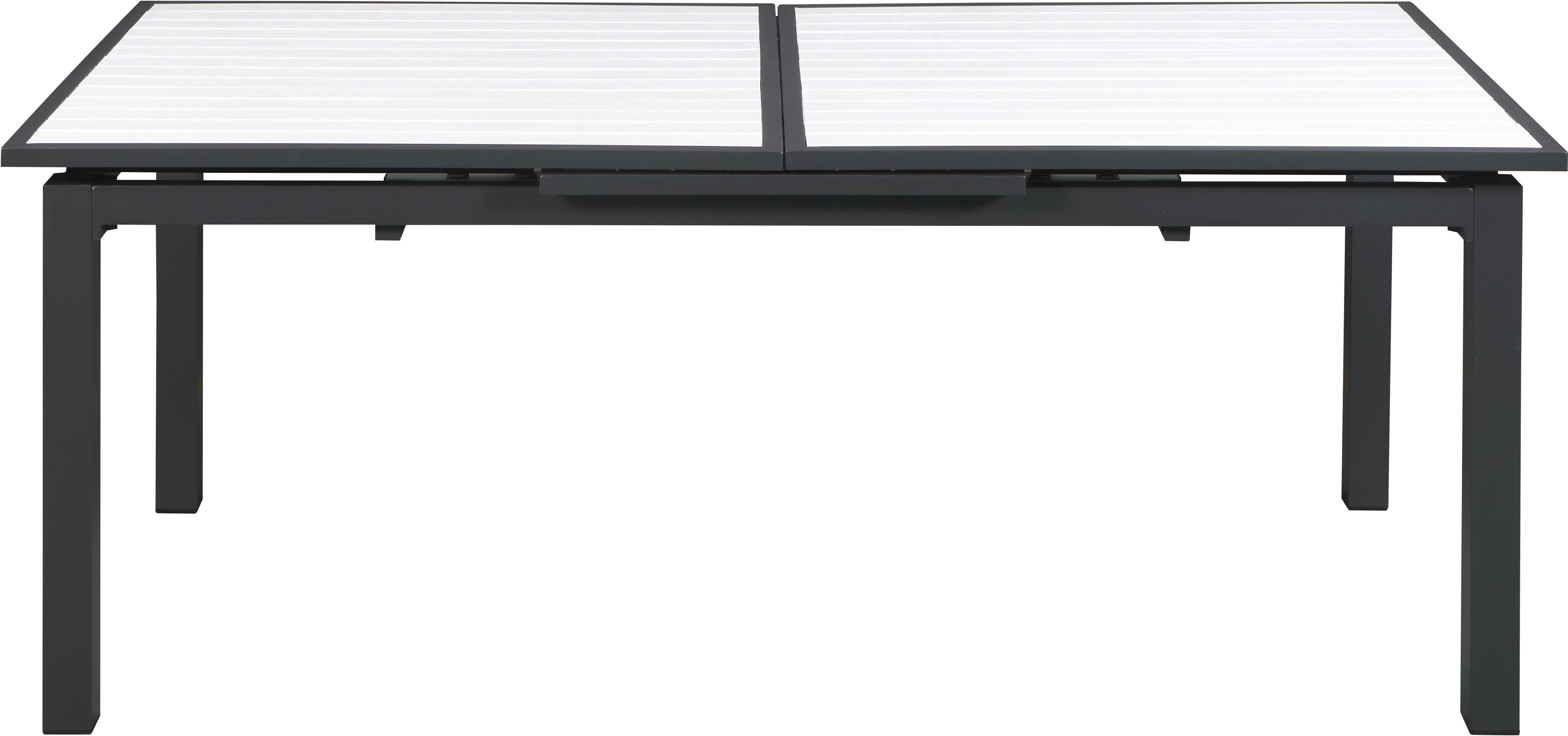 Nizuc White manufactured wood Outdoor Patio Aluminum Dining Table - Luxury Home Furniture (MI)